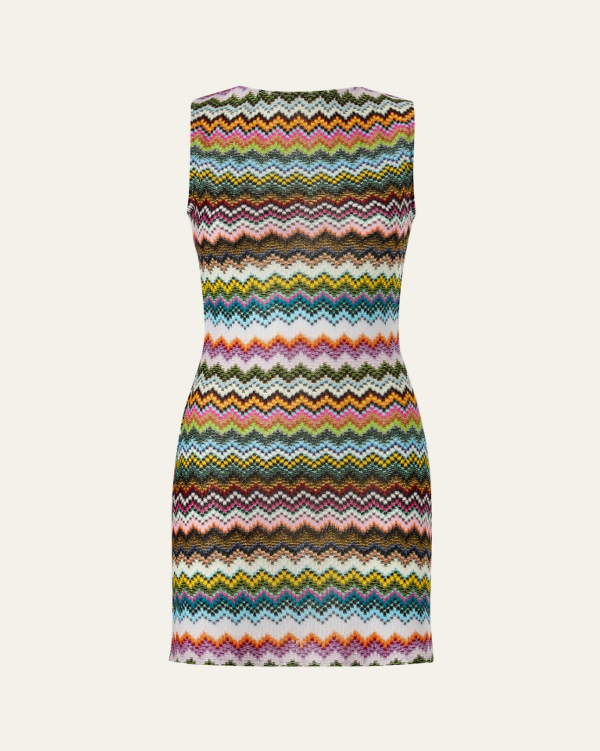 zig zag beach dress Lua Zigzag Pattern Crochet Open Back Maxi Dress