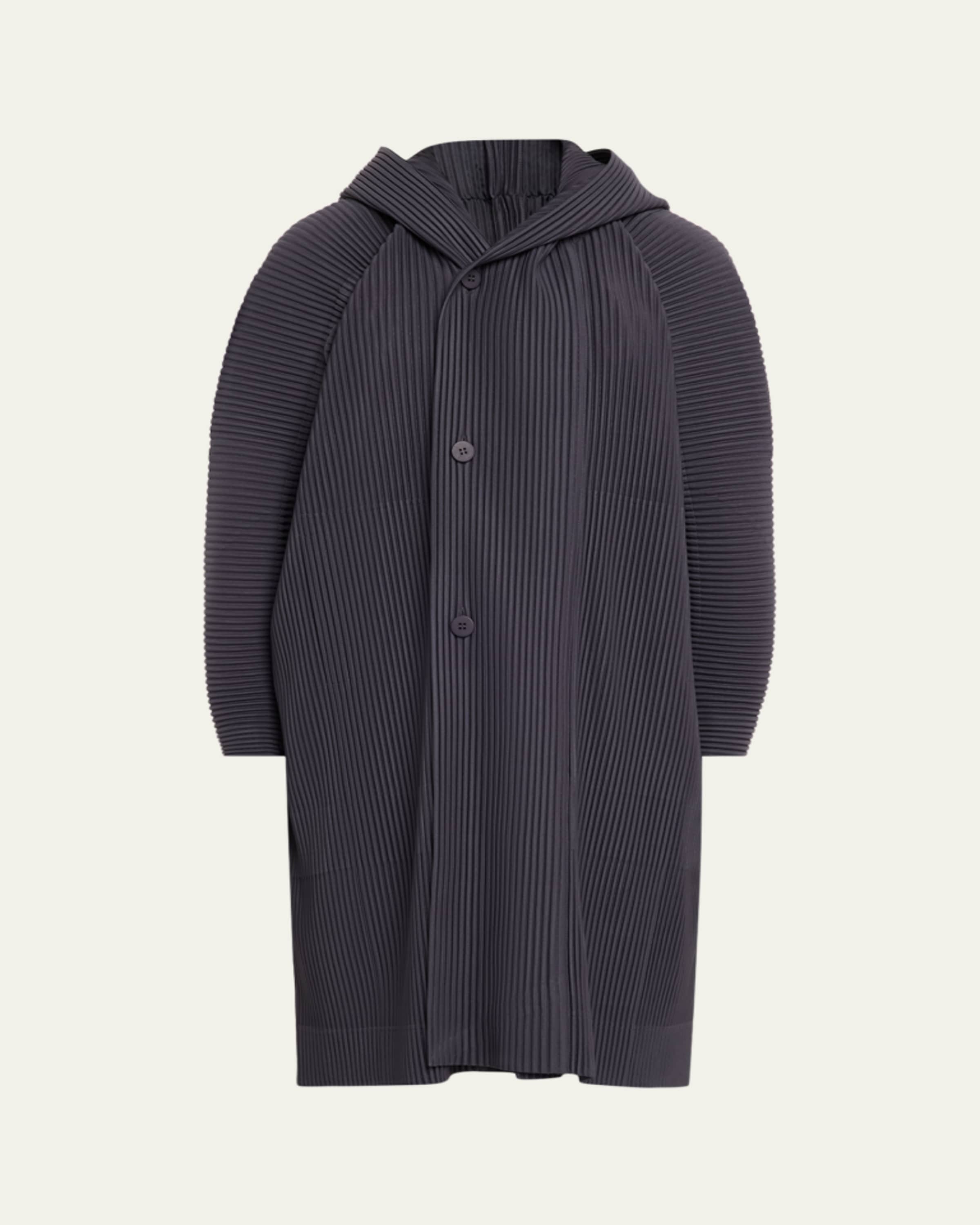 Homme Plisse Issey Miyake Men's Gray Tailored Single Pleat Pants