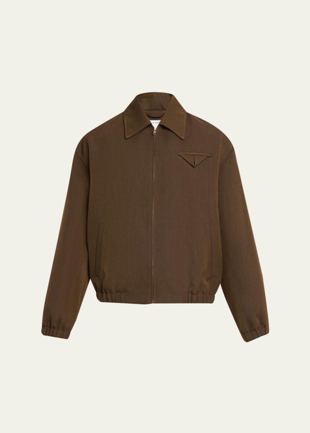 Bottega Veneta Men's Wool Triangle-Pocket Blouson - Bergdorf Goodman