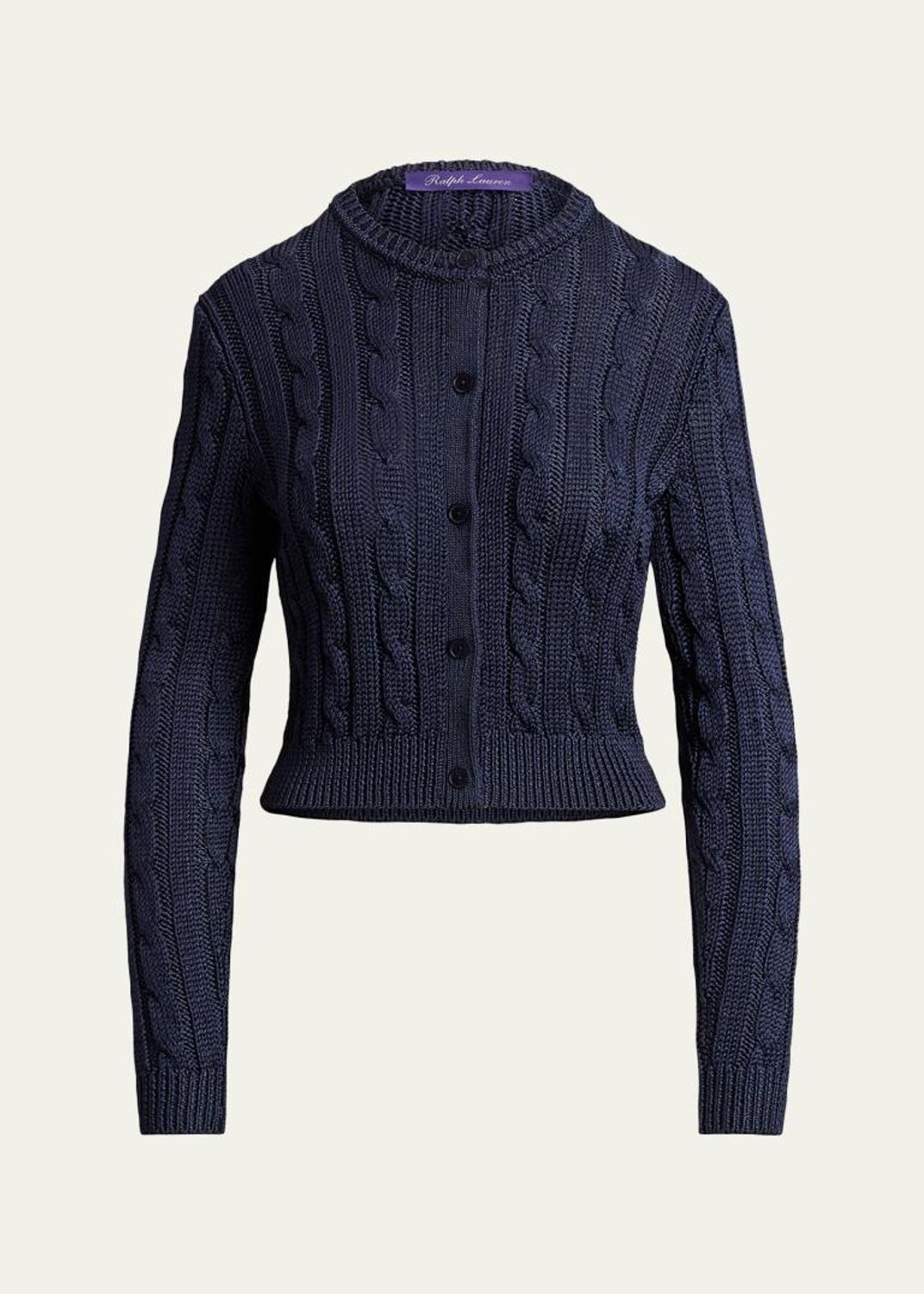 THE ROW Naroch Cashmere Rib Knit Cardigan - Bergdorf Goodman