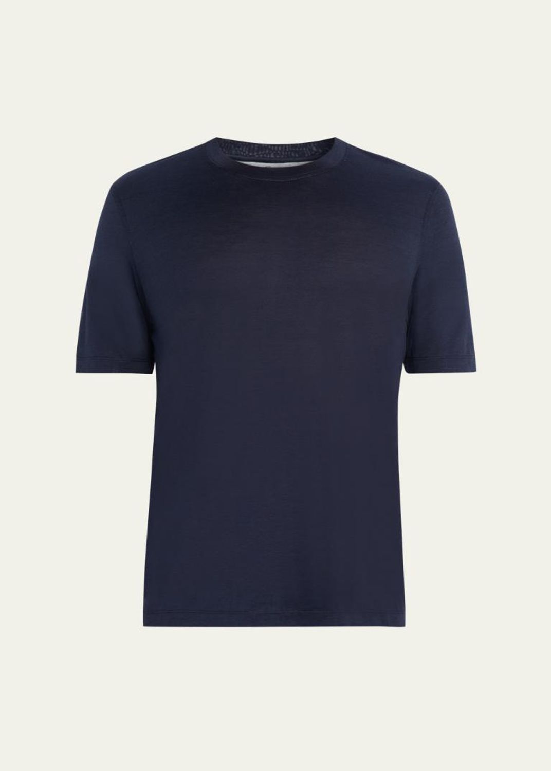 Brunello Cucinelli Men's Cotton Jersey Solid Crewneck T-Shirt