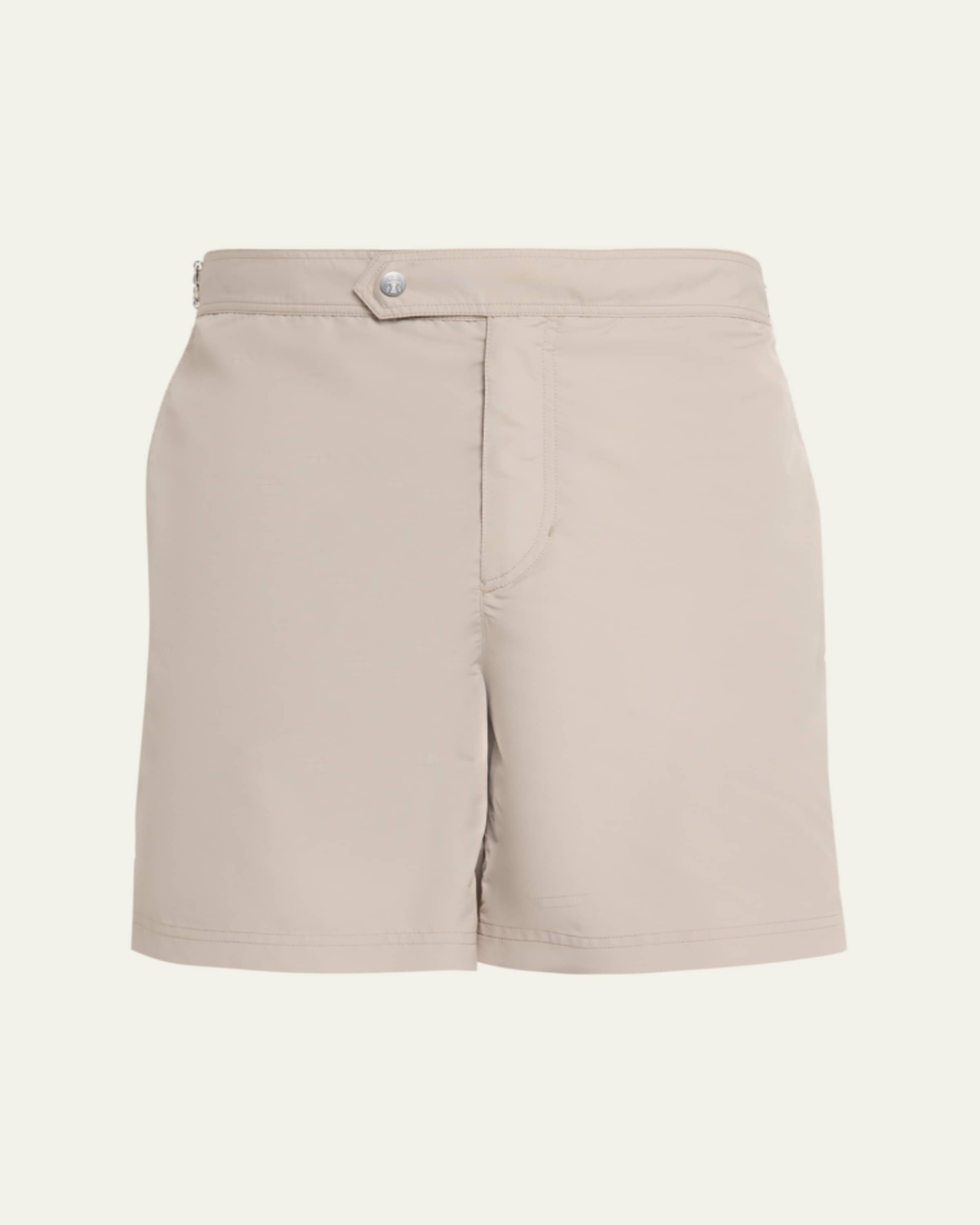 Brunello Cucinelli Men's Flower-Print Nylon Swim Shorts - Bergdorf