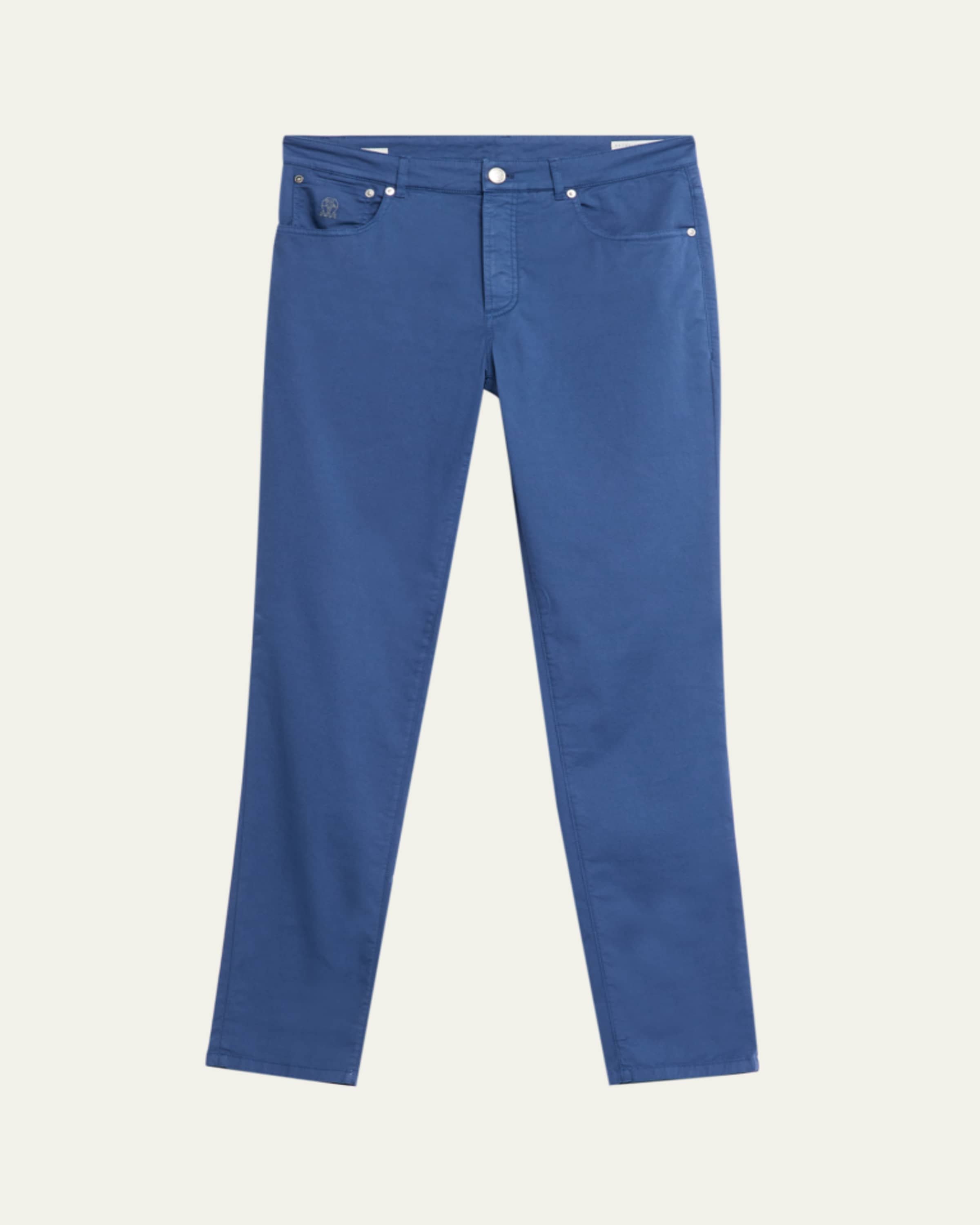 Brunello Cucinelli Men's Modern Fit Flat-Front Pants - Bergdorf