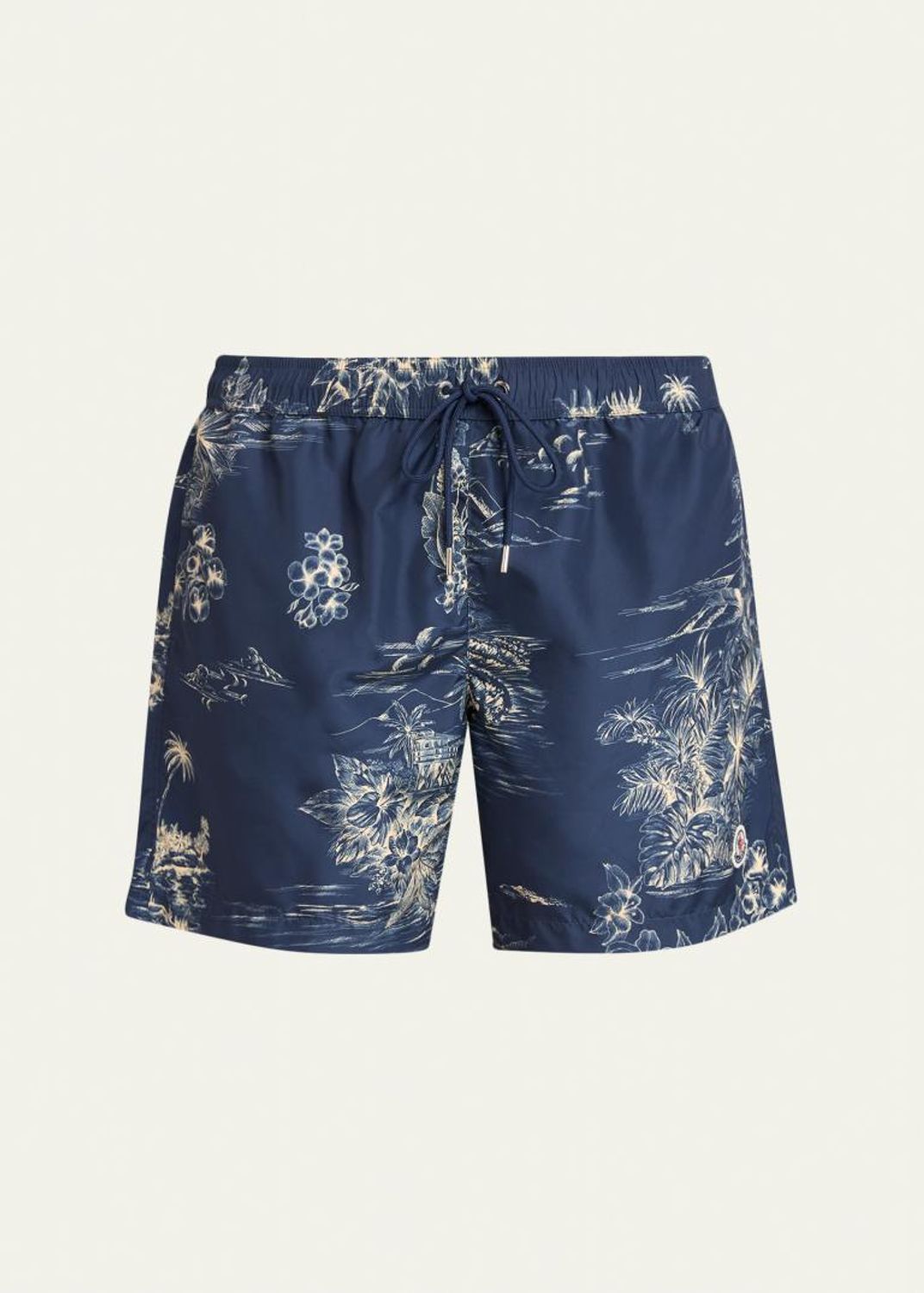 Moncler Men's Paisley Print Swim Shorts - Bergdorf Goodman