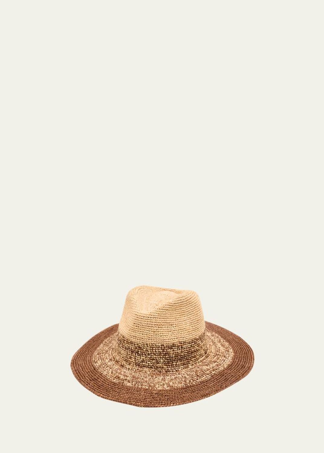 Eugenia Kim Cassidy Sun Hat with Leopard-Print Scarf  display picture 1