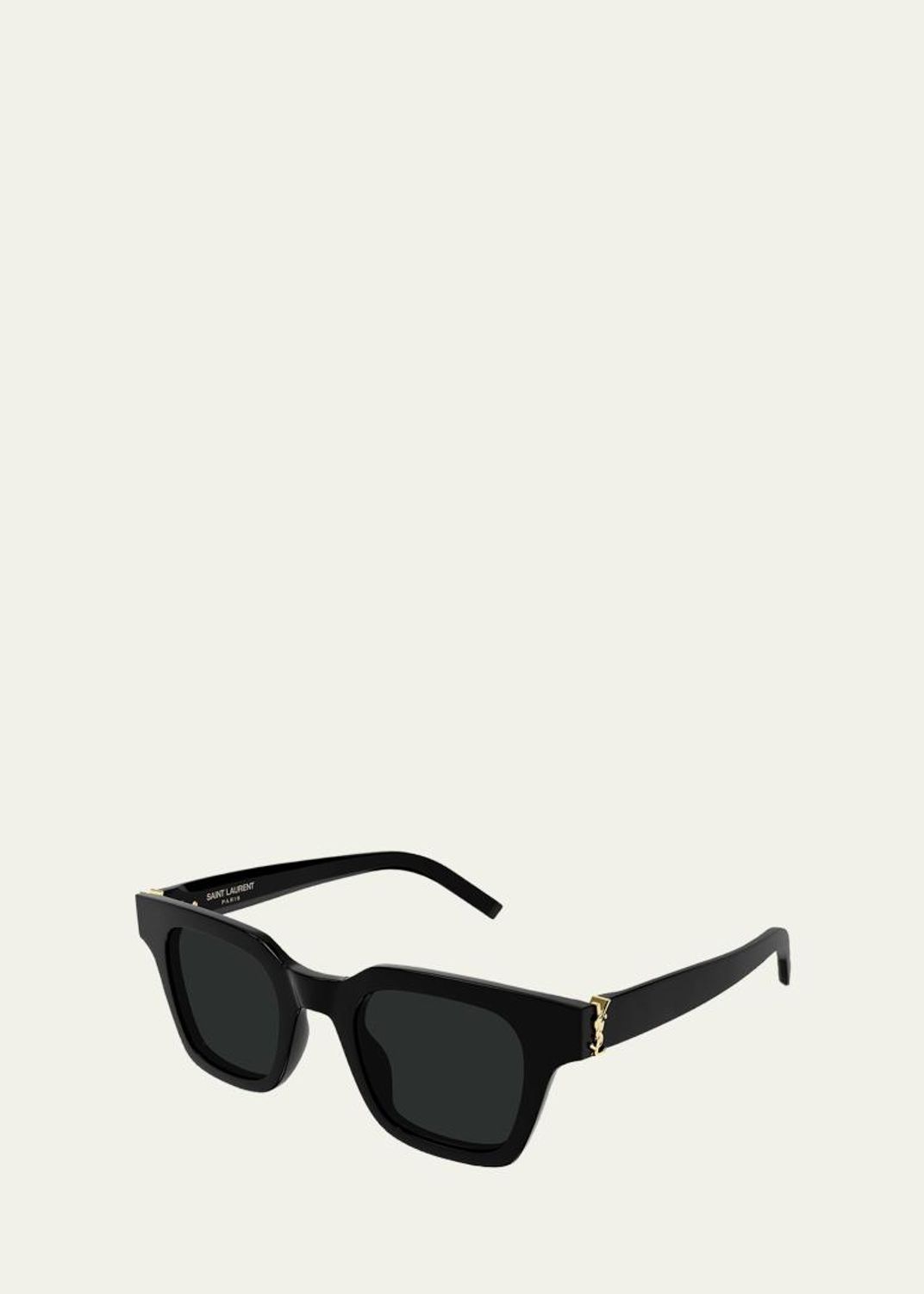 Saint Laurent Monogram 53mm Rectangular Sunglasses - Bergdorf Goodman