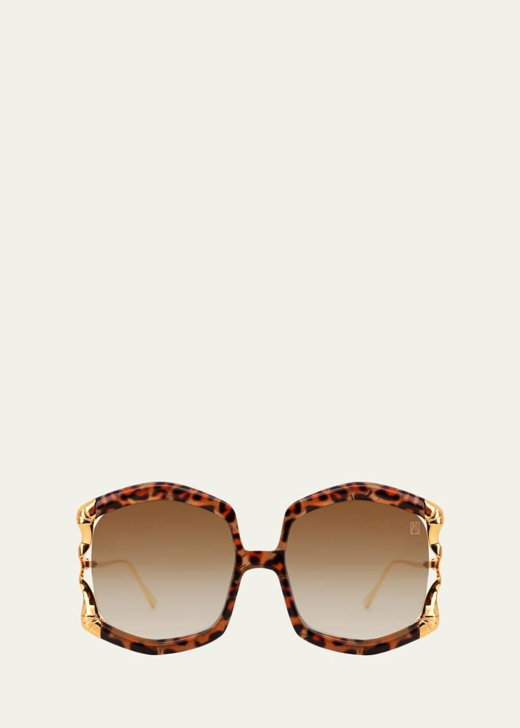 Anna-Karin Karlsson La Vie En Rose Square Sunglasses - Bergdorf Goodman