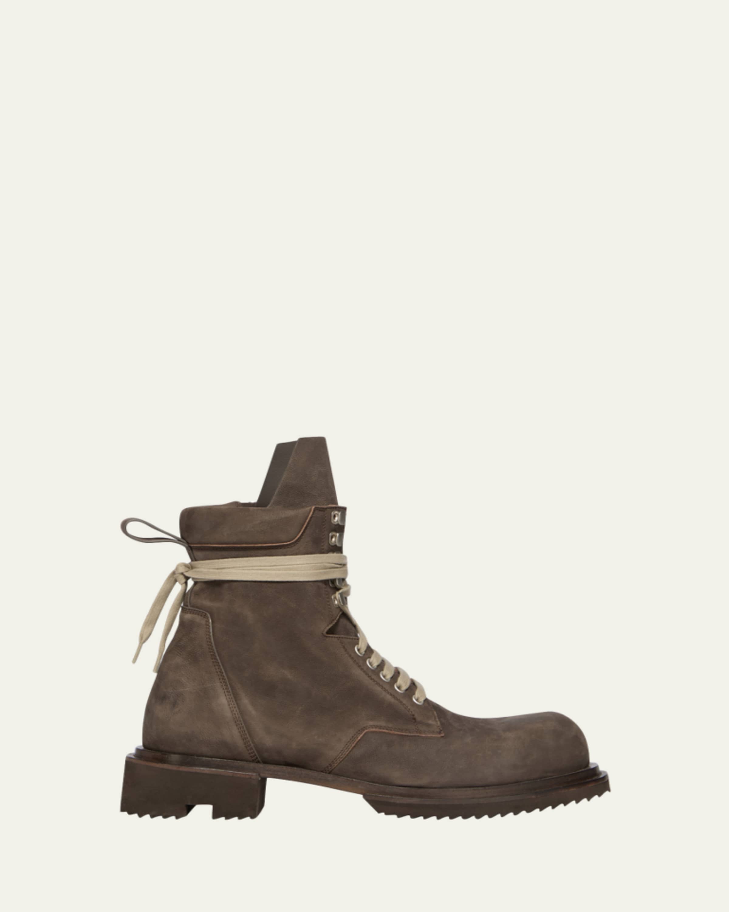 Rick Owensコンバットアーミーブーツ　サイクロプス　size42 Rick Owens Men's Low Army Abstract Combat Boots - Bergdorf Goodman