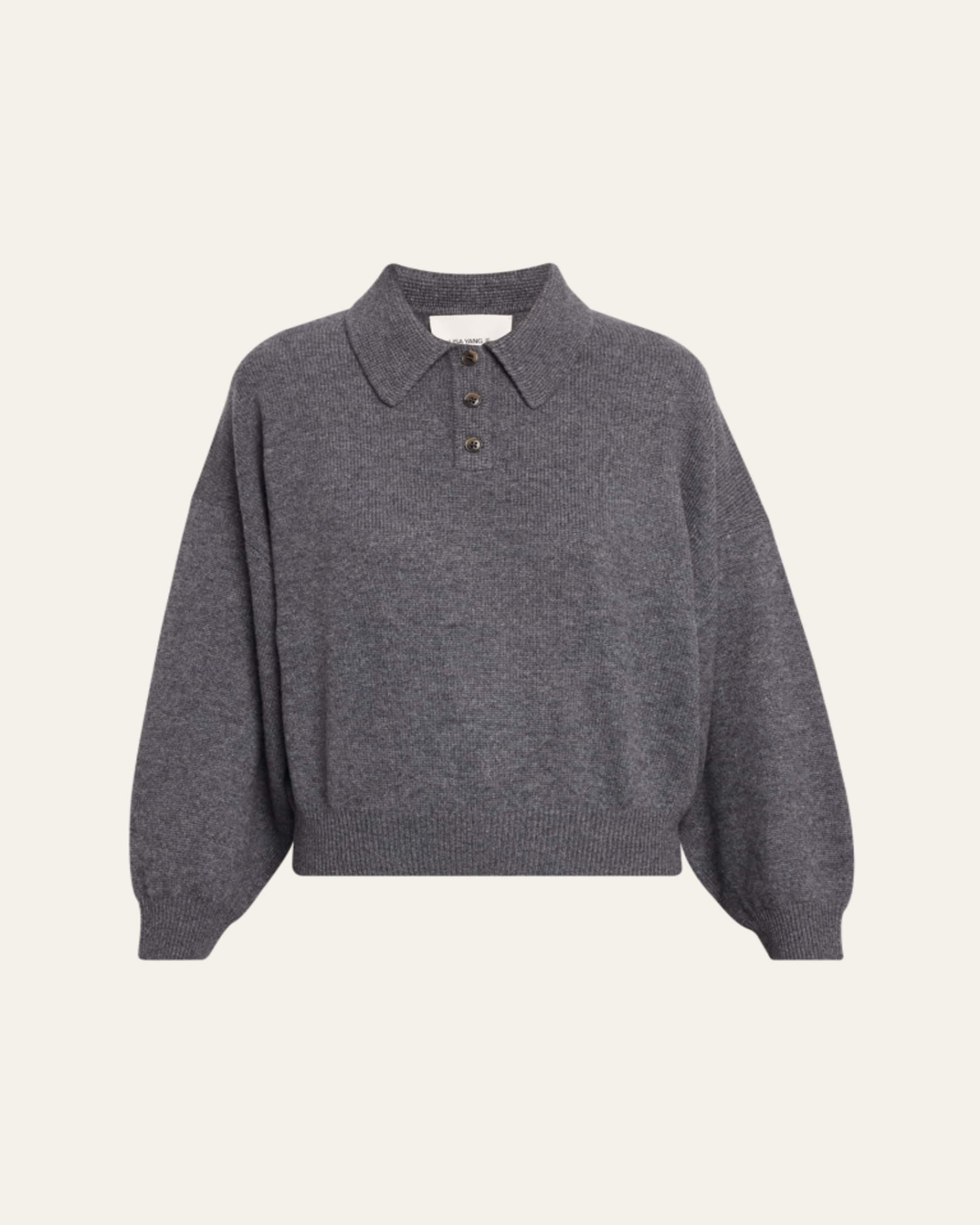 Lisa Yang Renske Cashmere Drop-Shoulder Sweater - Bergdorf Goodman