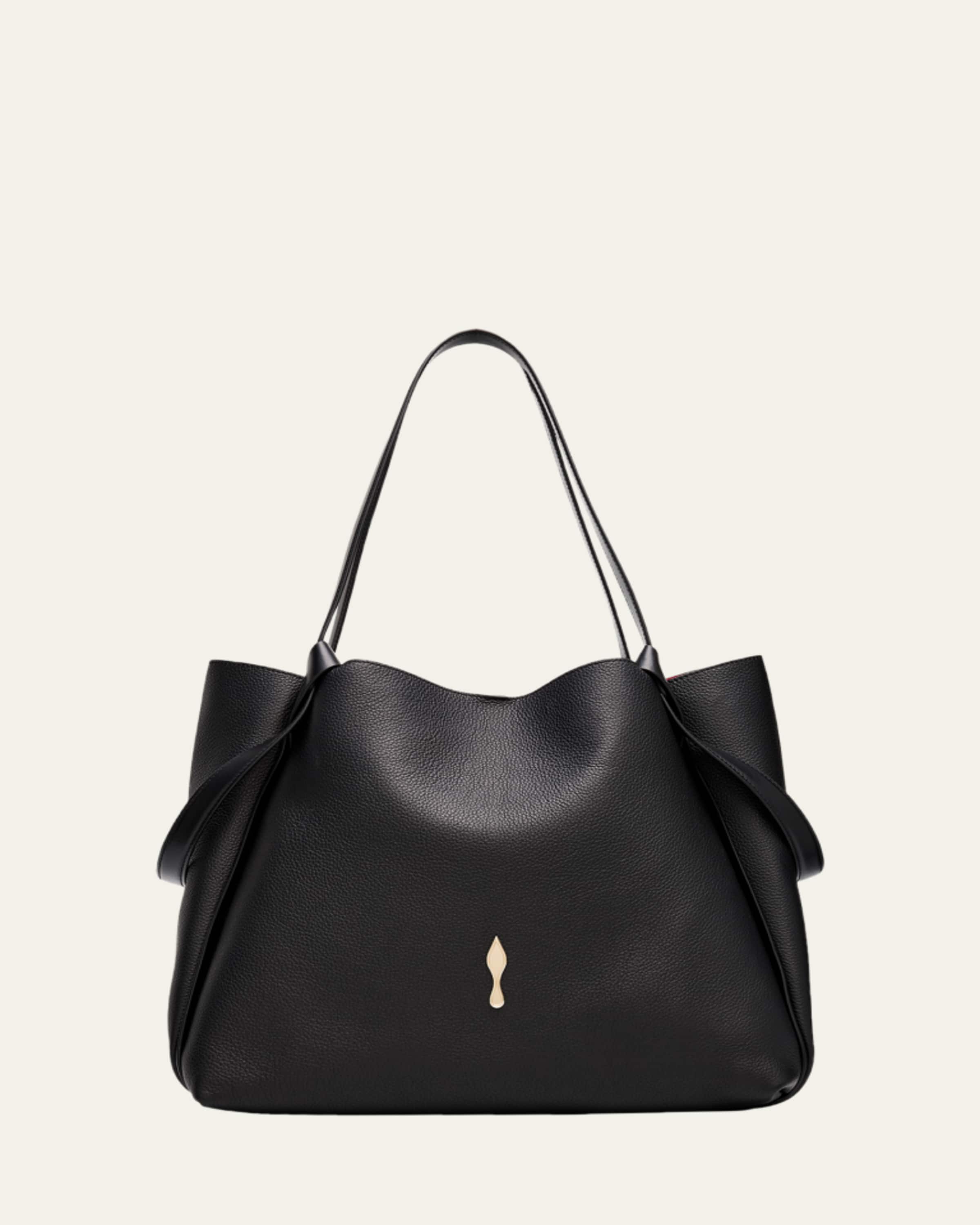 Christian Louboutin Cabata Mini Pouch Wristlet in Leather