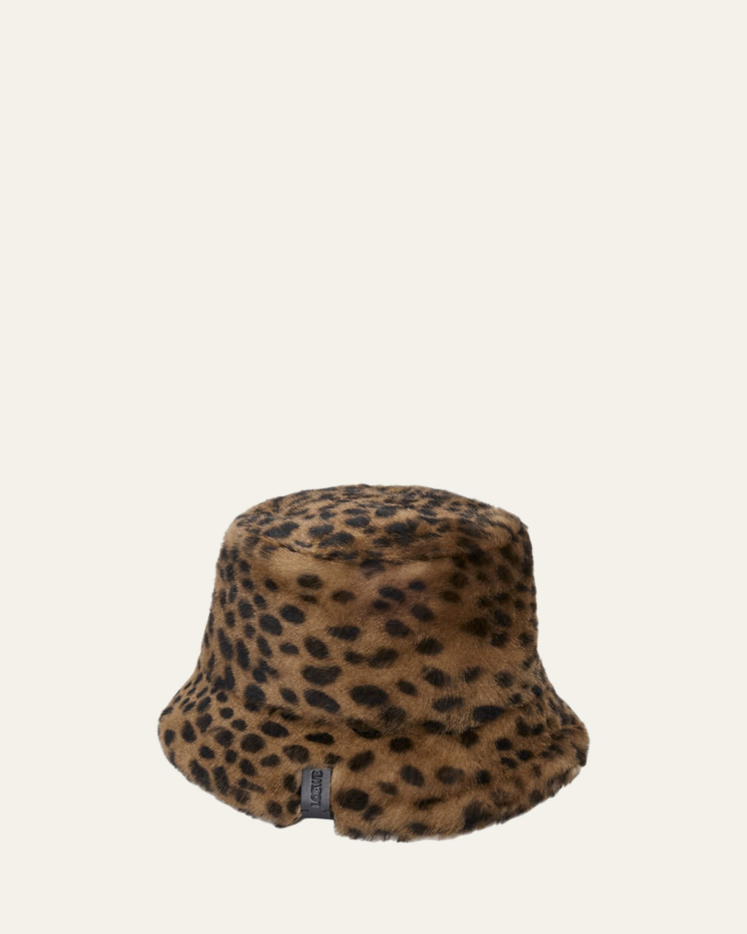 Loewe Logo Woven Raffia Bucket Hat - Bergdorf Goodman