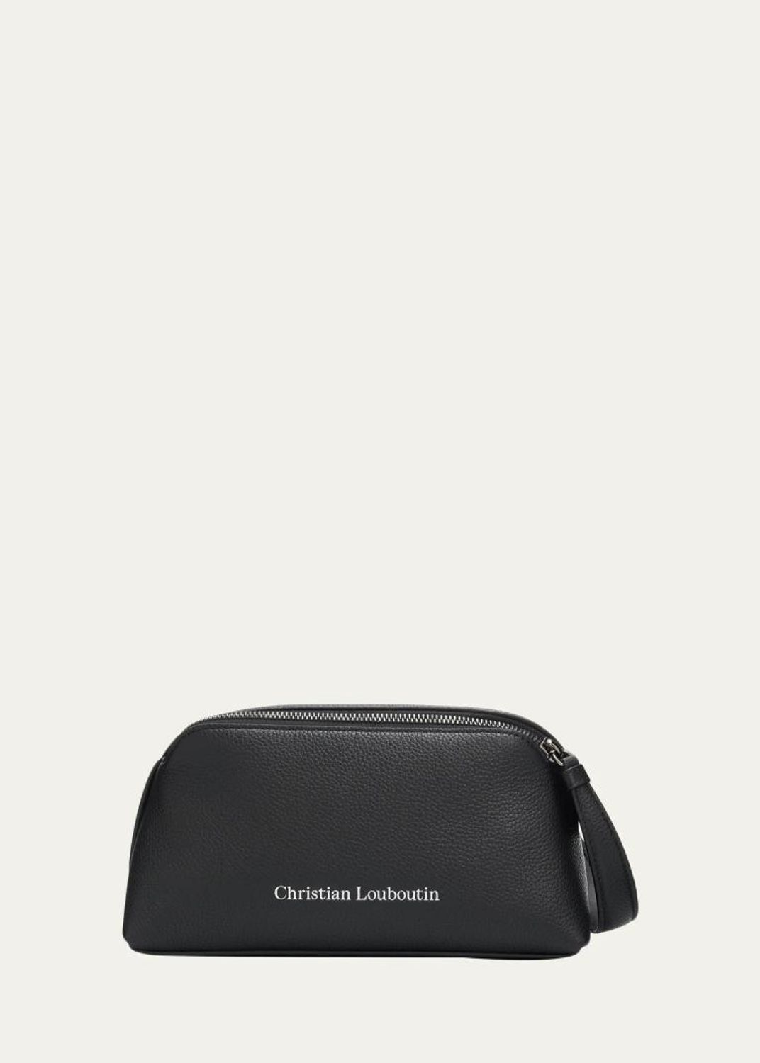 Christian Louboutin Men's Funky Leather Empire Spikes Travel Pouch