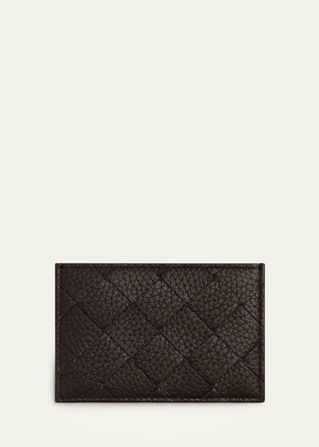 Bottega Veneta Men's Intrecciato 15 Bicolor Leather Bifold Wallet