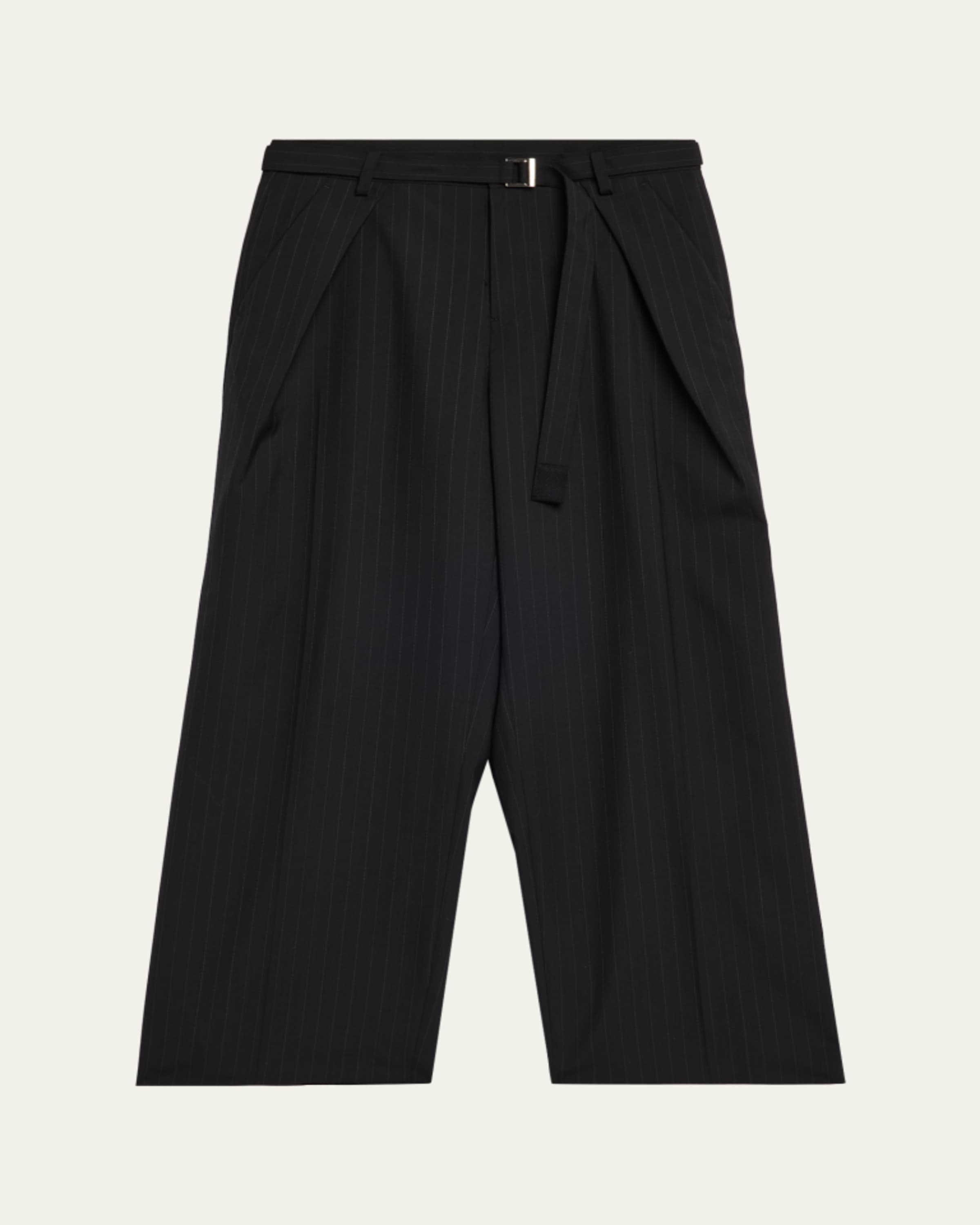 SACAI Faux Leather Pants - Bergdorf Goodman