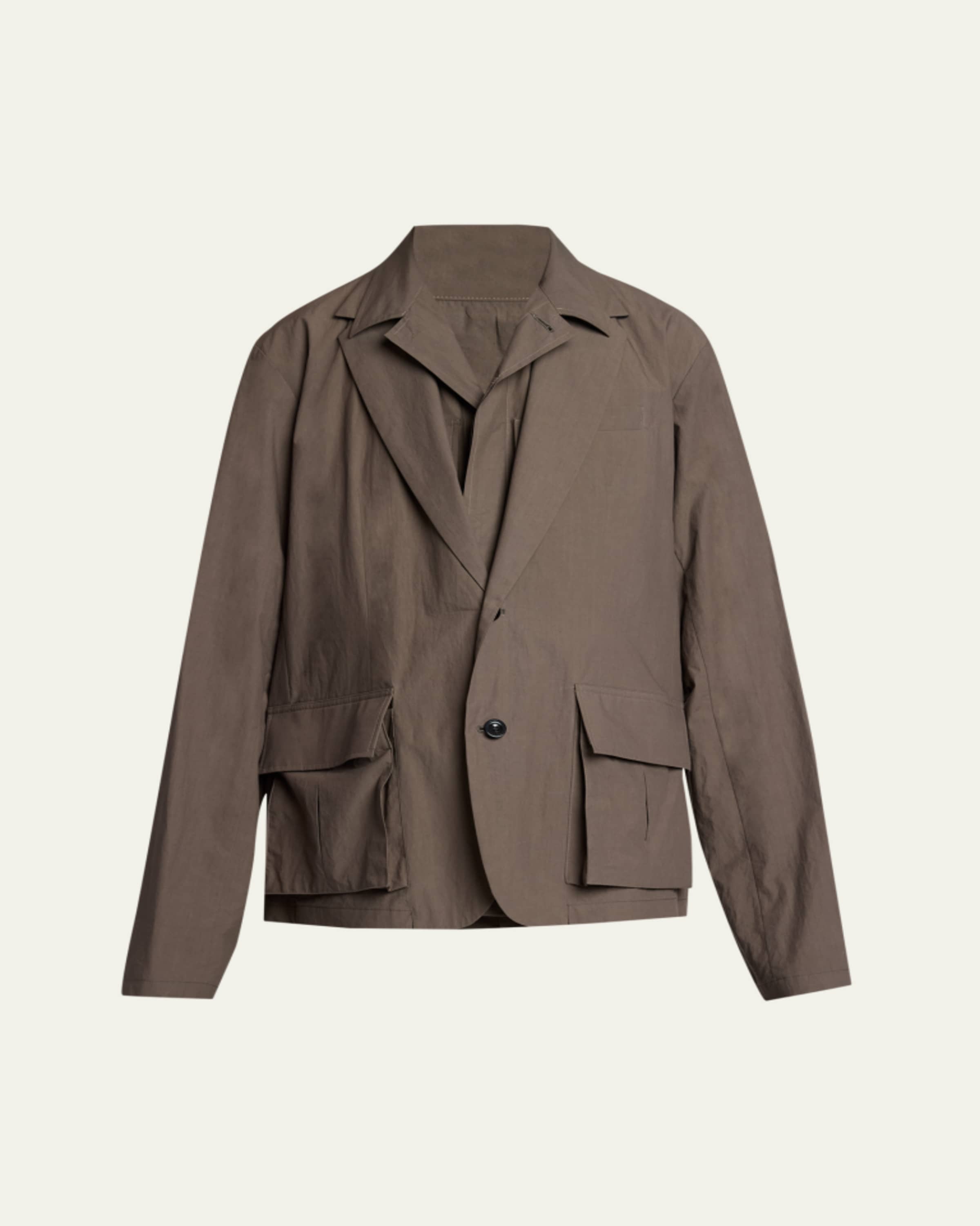 ジャケット・アウター 21aw sacai Cotton Poplin Shirt SACAI Men's Cotton Poplin Shirt Jacket - Bergdorf Goodman