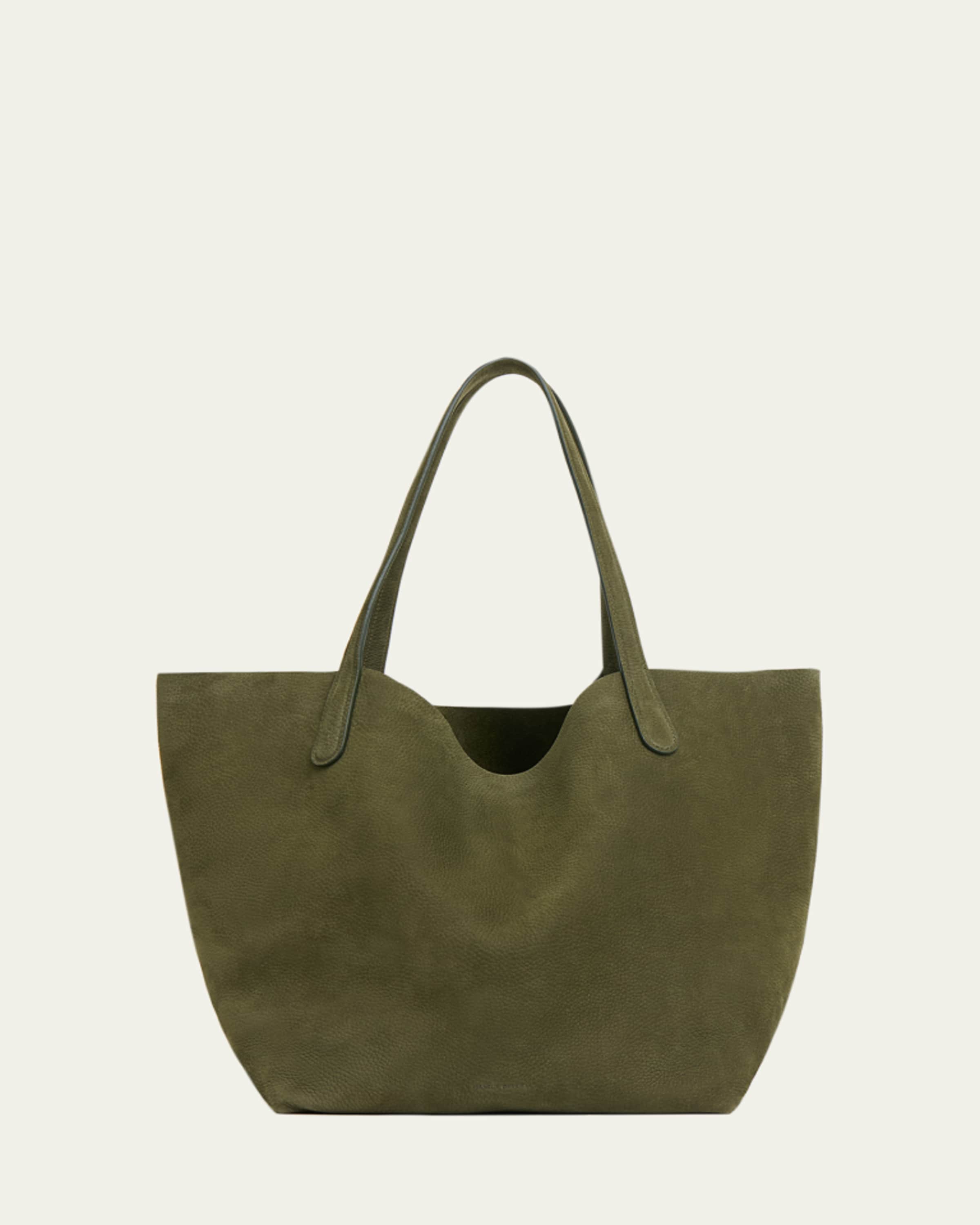 【未使用】MANSUR GAVRIEL レザートートバッグ グリーン Mansur Gavriel Small Croc-Embossed Leather Tote Bag - Bergdorf Goodman