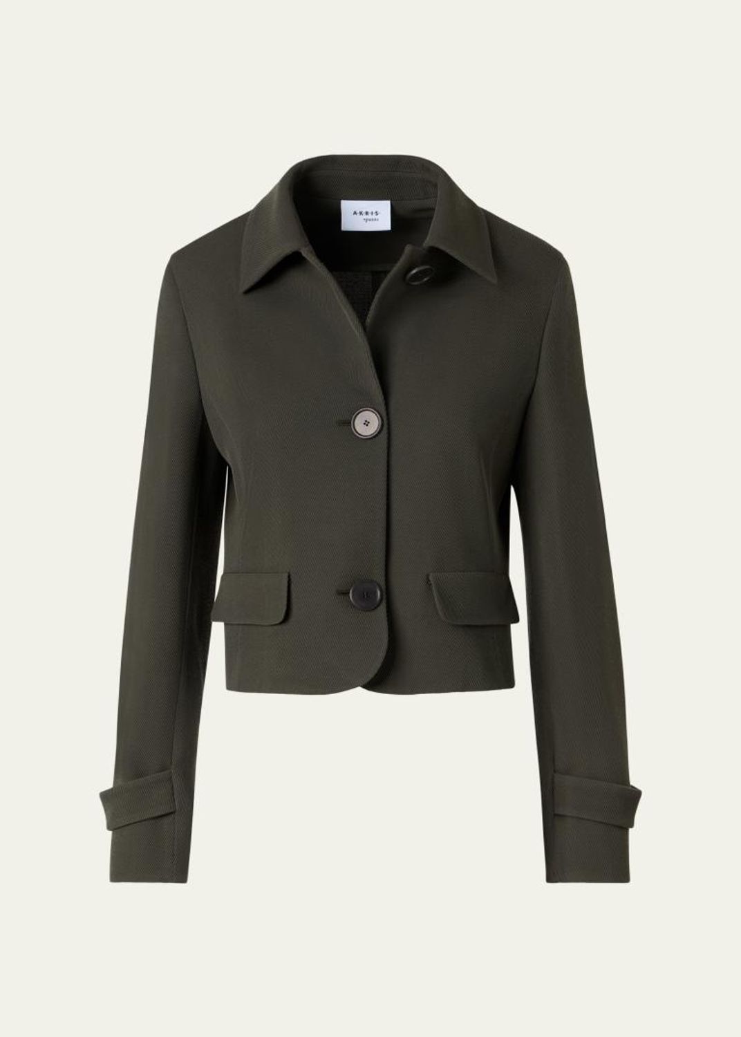 Akris punto Suede Slim Zip Jacket - Bergdorf Goodman