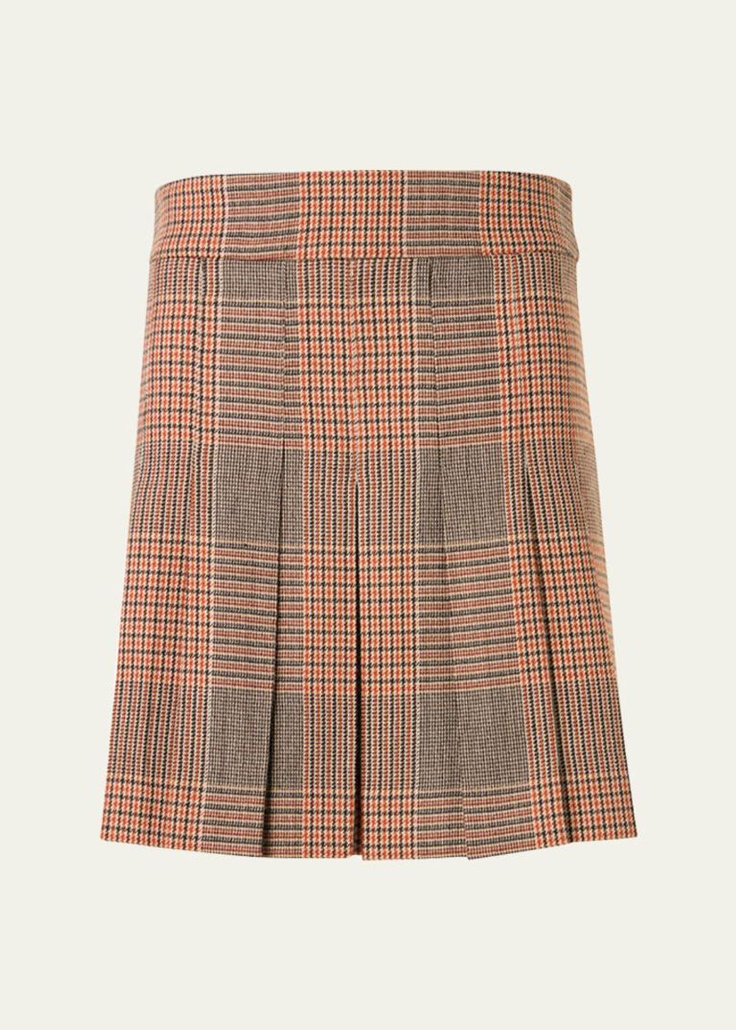 Prada Flower Print Tiered Ruffle Linen Mini Skirt - Bergdorf Goodman