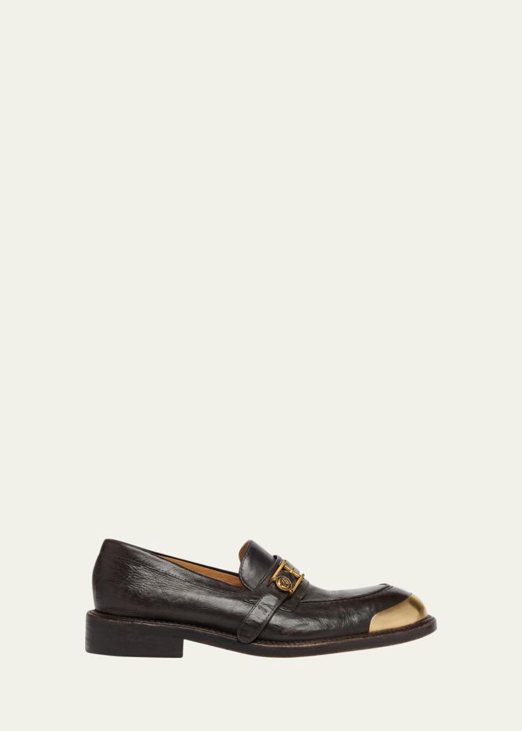 Versace Men's Medusa-Ornament Leather Drivers - Bergdorf Goodman