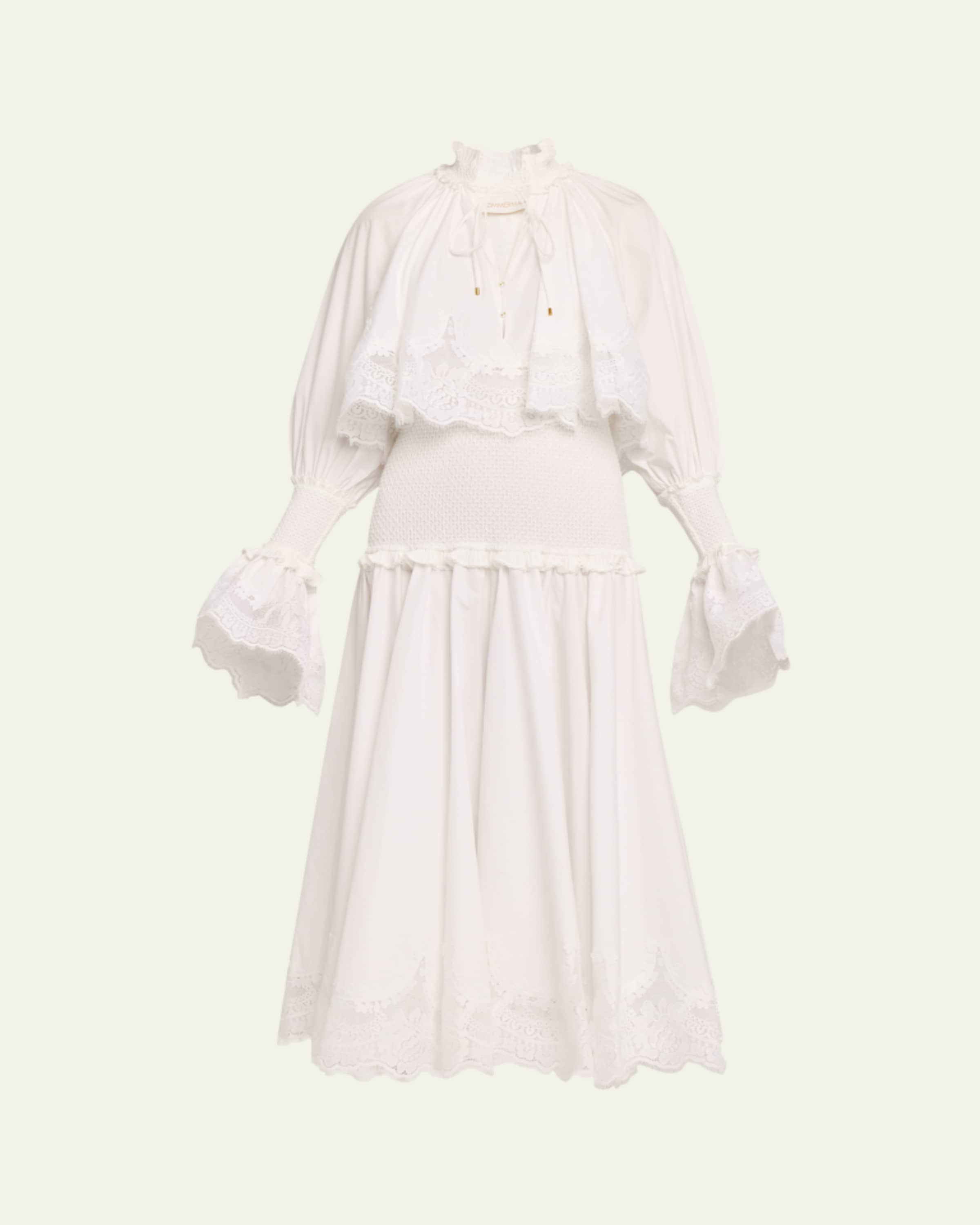 zimmermann lucky metallic tie dress Zimmermann - Lucky Pink Metallic Tie Dress