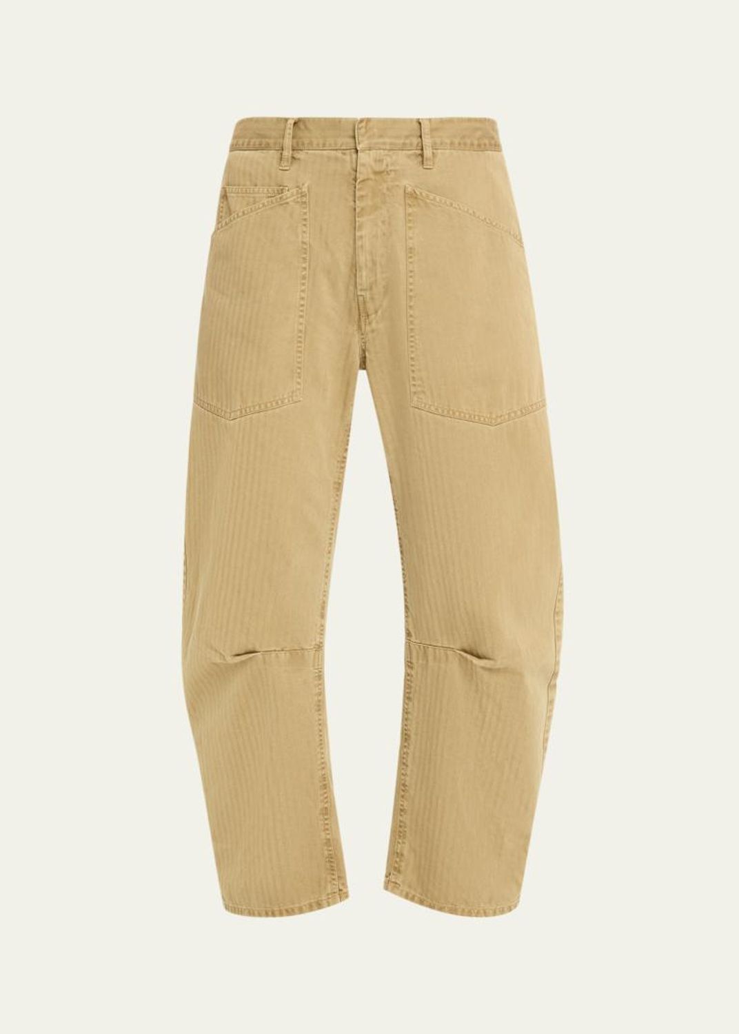 Nili Lotan Earl Cotton Straight-Leg Ankle Pants - Bergdorf Goodman