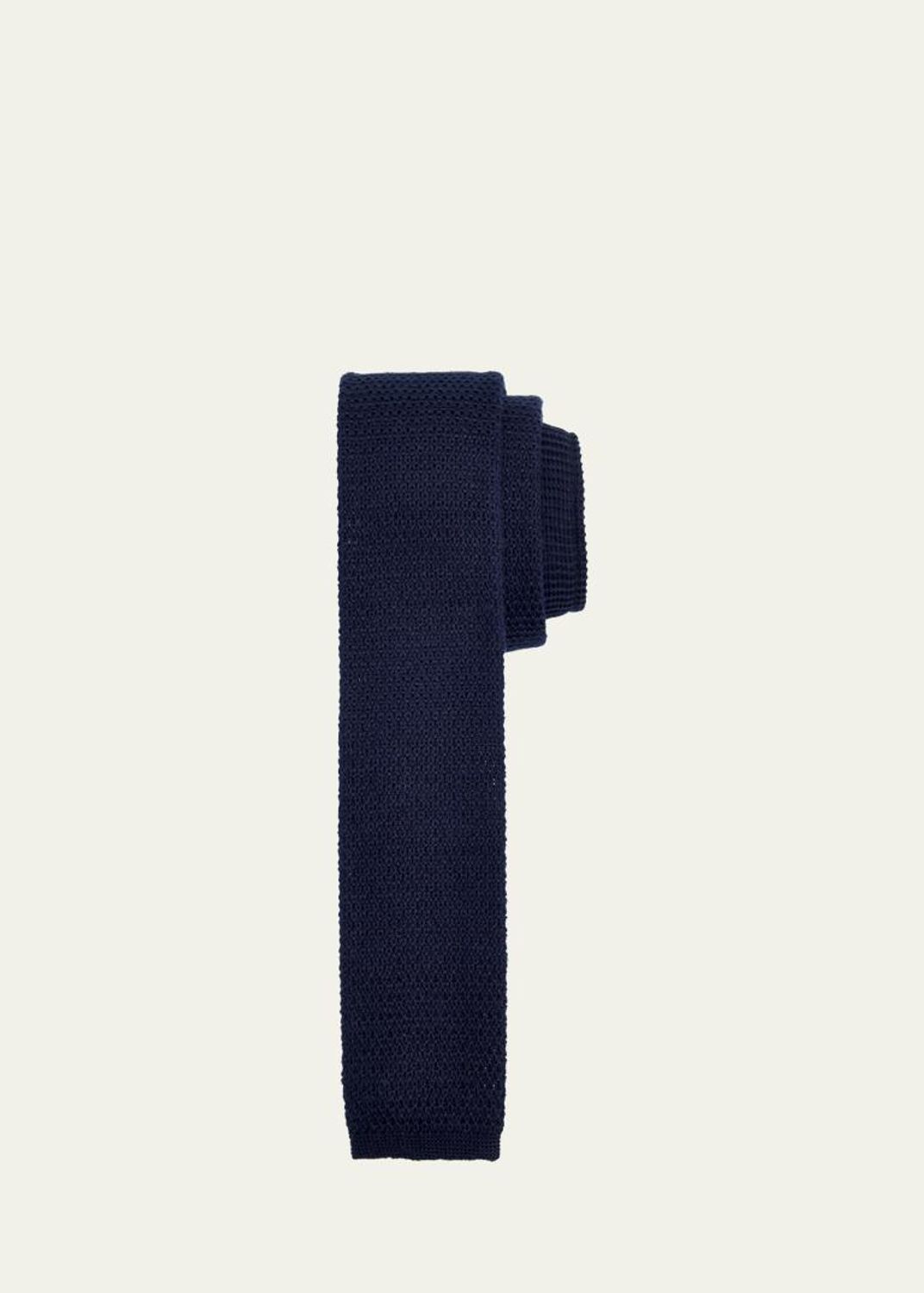 ZEGNA Men's Linen Knitted Tie - Bergdorf Goodman