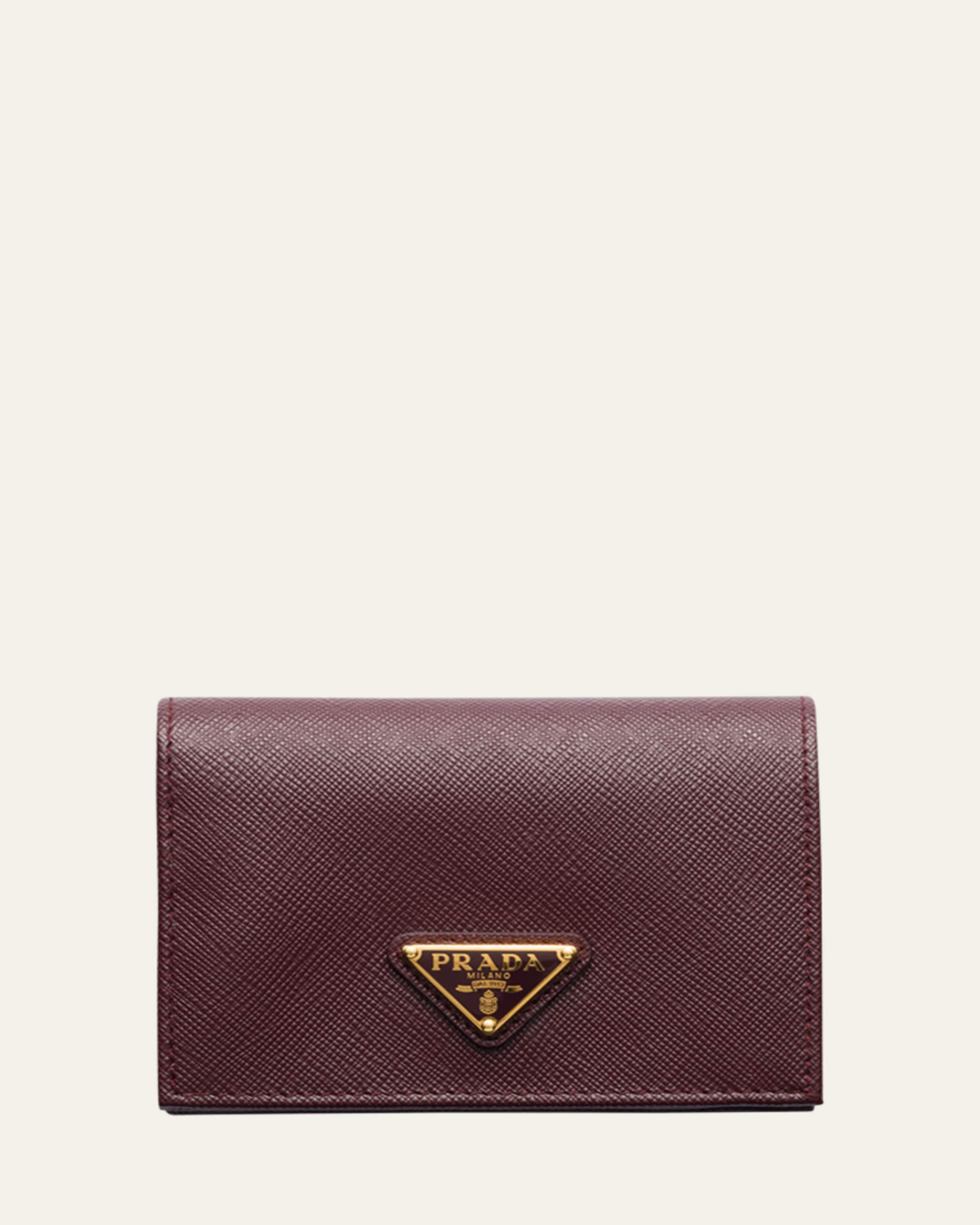 Prada Small Saffiano Leather Trifold Wallet - Bergdorf Goodman