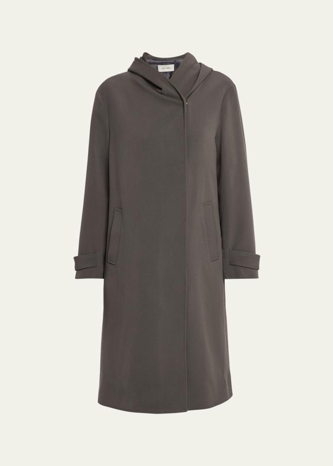 Issey Miyake Wave Pleats Belted Long Trench Coat - Bergdorf Goodman