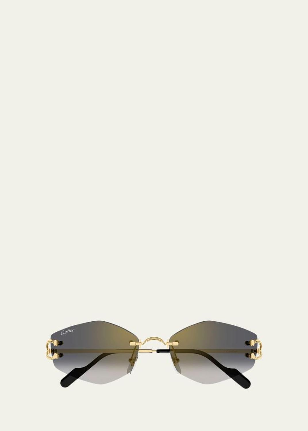 Cartier Decor Classic C de Cartier 55mm Rimless Oval Metal