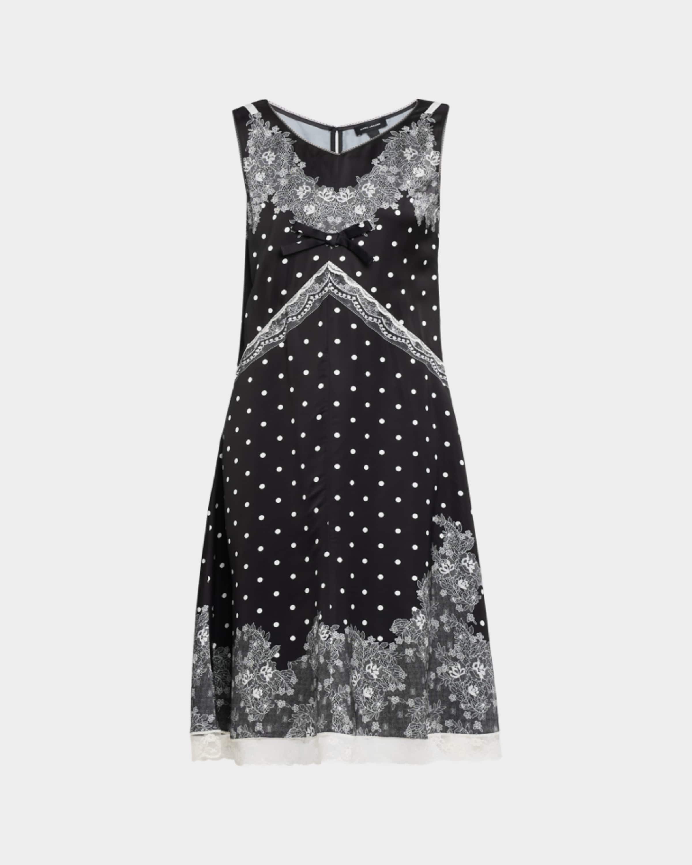 marc jacobs lace mini dress Marc Jacobs Lace Pattern Mini Dress - White Dresses, Clothing - MAR237010