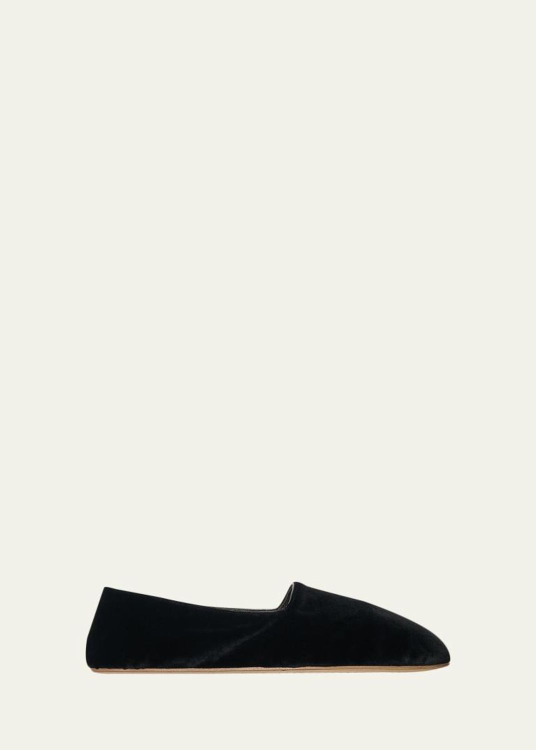 The Row Stella Leather Slippers - Bergdorf Goodman