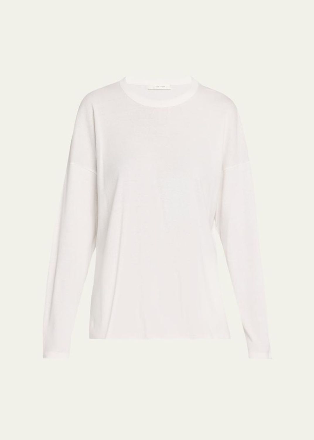 The Row Sherman Cotton Jersey Long-Sleeve T-Shirt - Bergdorf Goodman