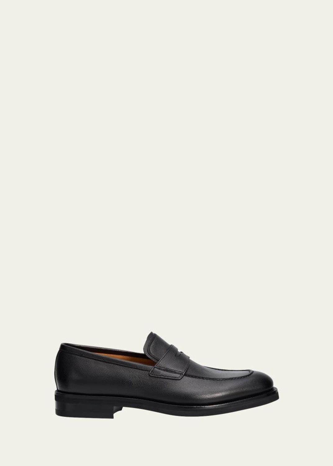 FERRAGAMO Men's Albert Tramezza Cap-Toe Brogue Leather Oxfords