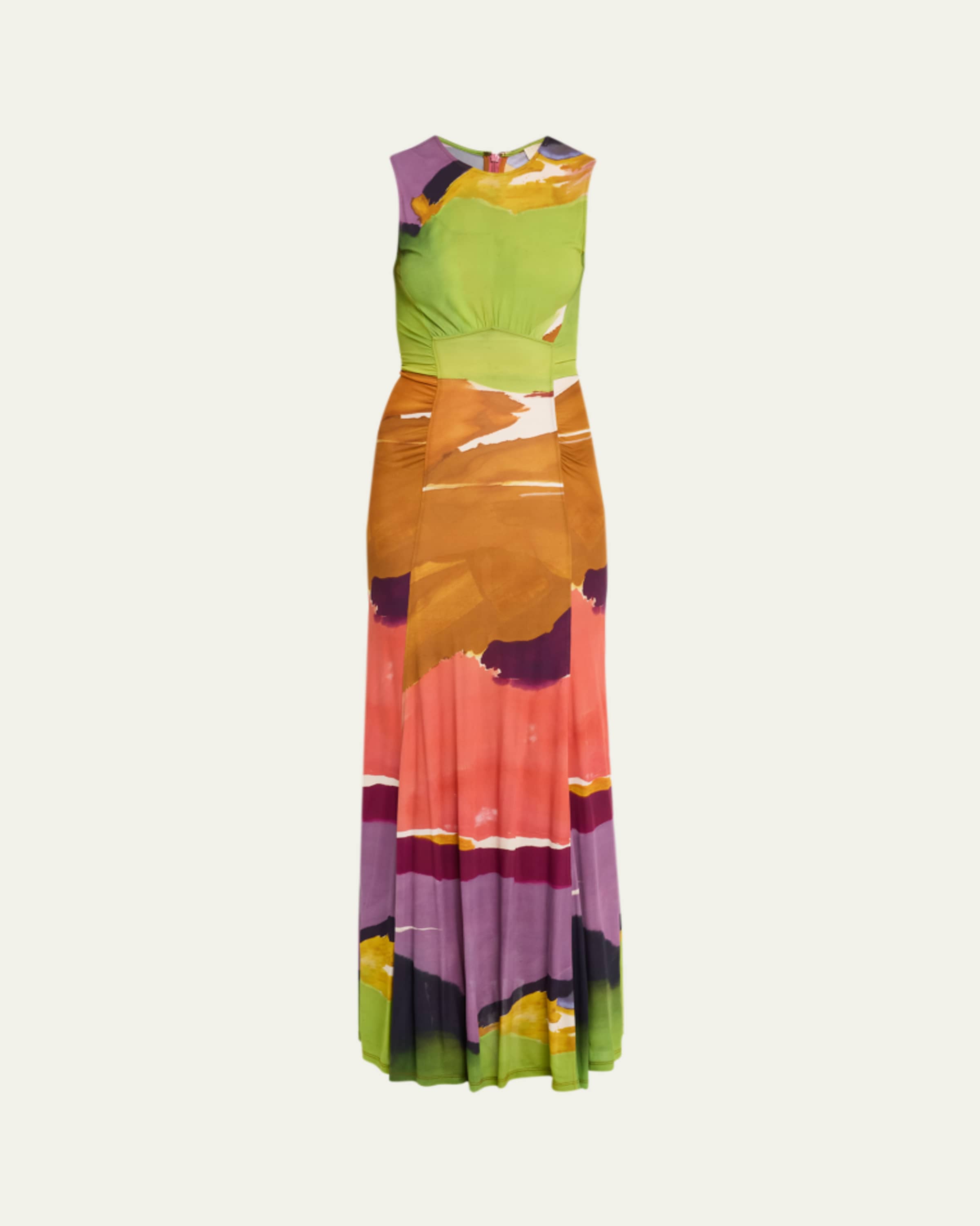 ida ruched turtleneck dress Ulla Johnson Ida LS Ruched Turtleneck Dress Silhouette