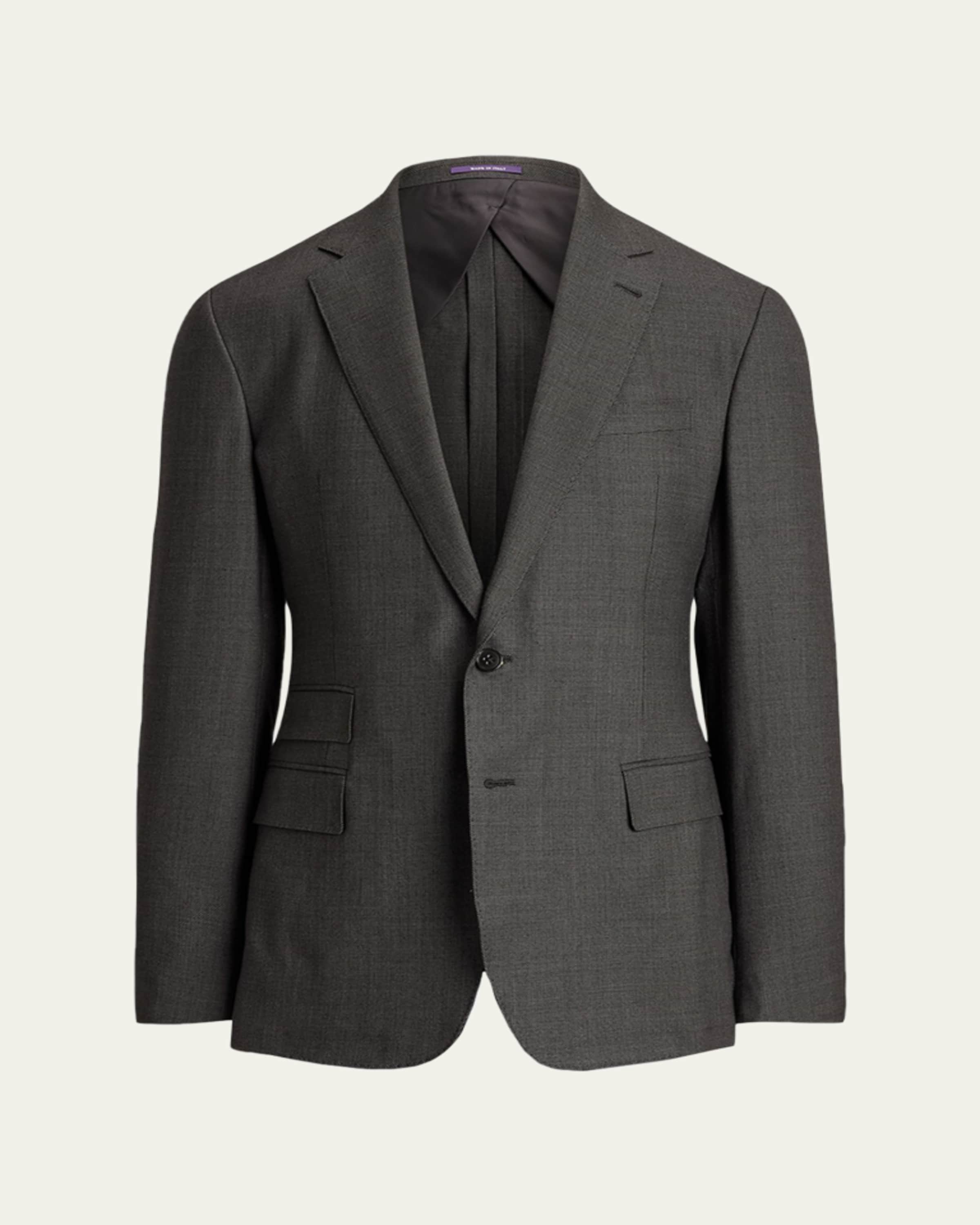 Ralph Lauren Purple Labelリネンジャケット Ralph Lauren Purple Label Kent Hand-Tailored Silk-Linen Jacket