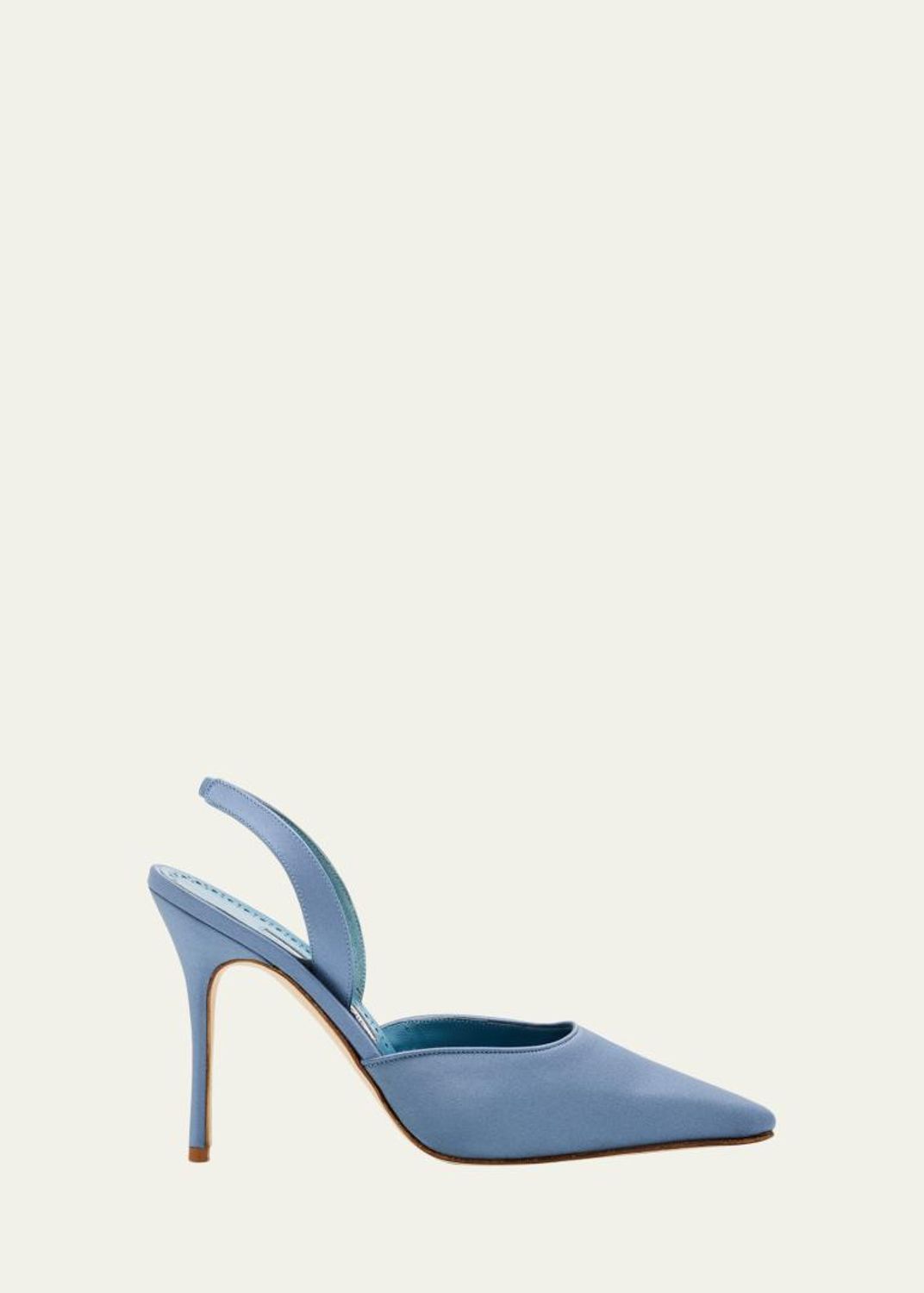 Manolo Blahnik Hangisi 105mm Satin High-Heel Pumps - Bergdorf Goodman