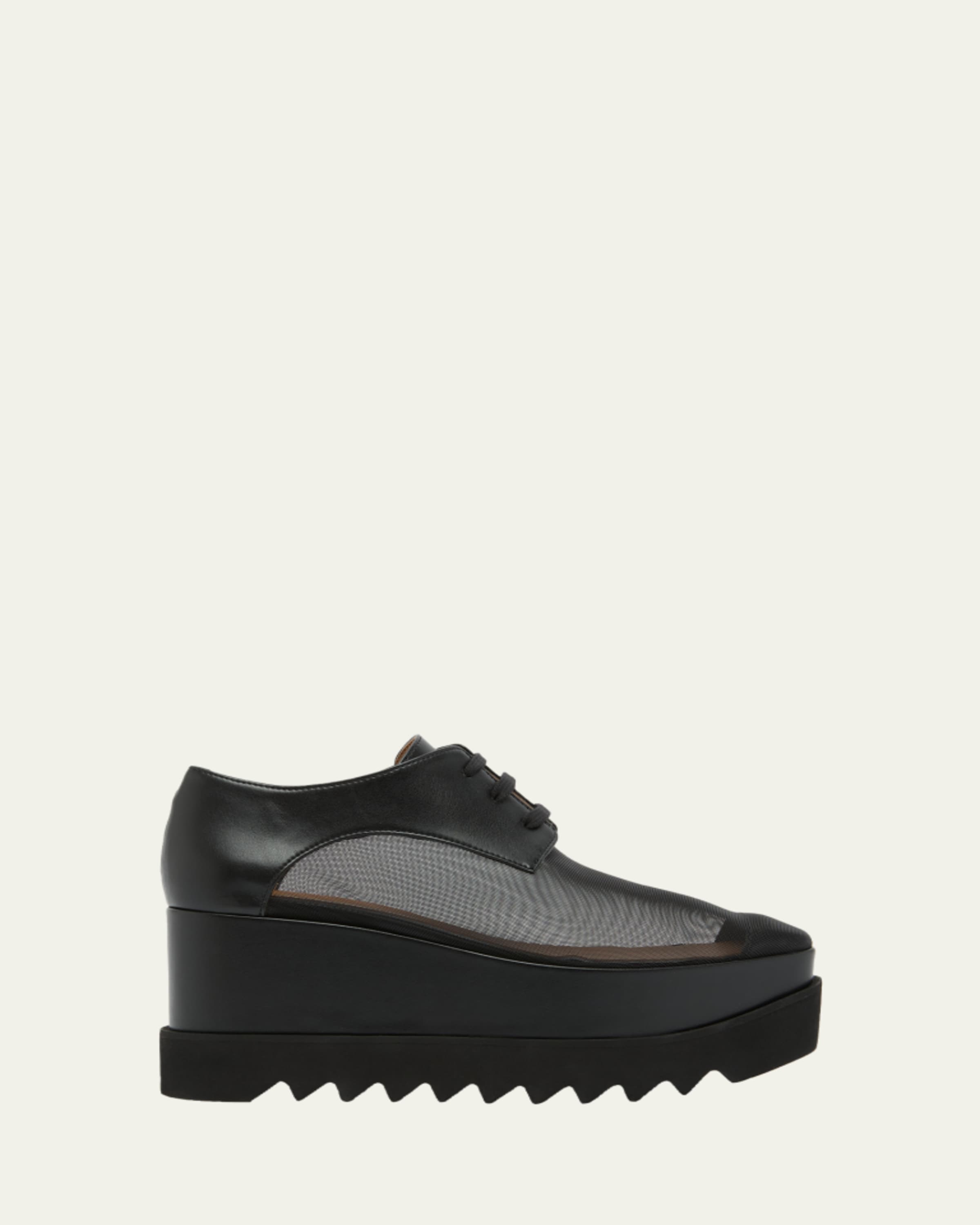 Stella McCartney Elyse Patent Alter Platform Sneaker Loafers
