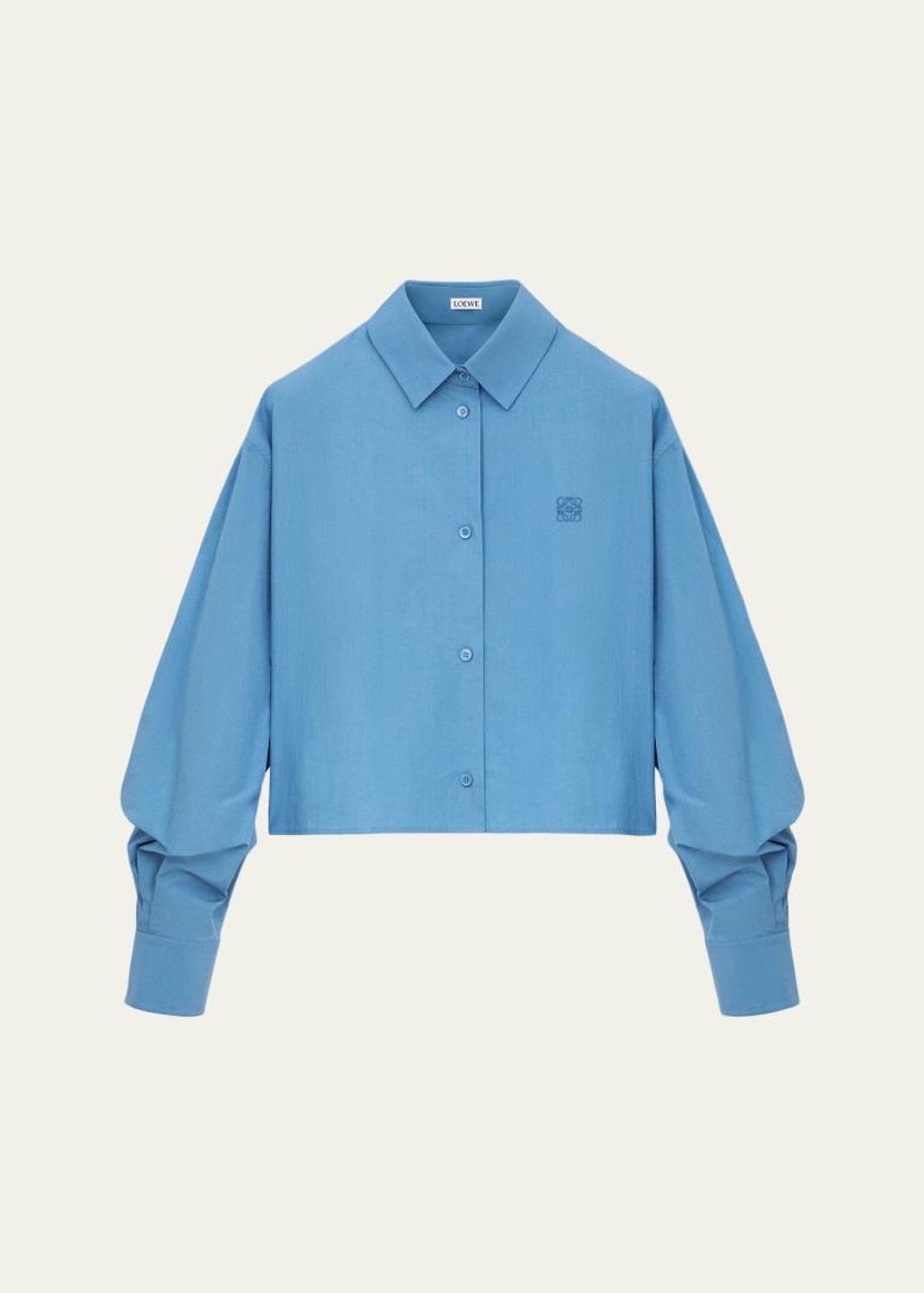 LOEWE シャツ　40 LOEWE Cotton Poplin Boxy Button-Down Shirt - Bergdorf Goodman
