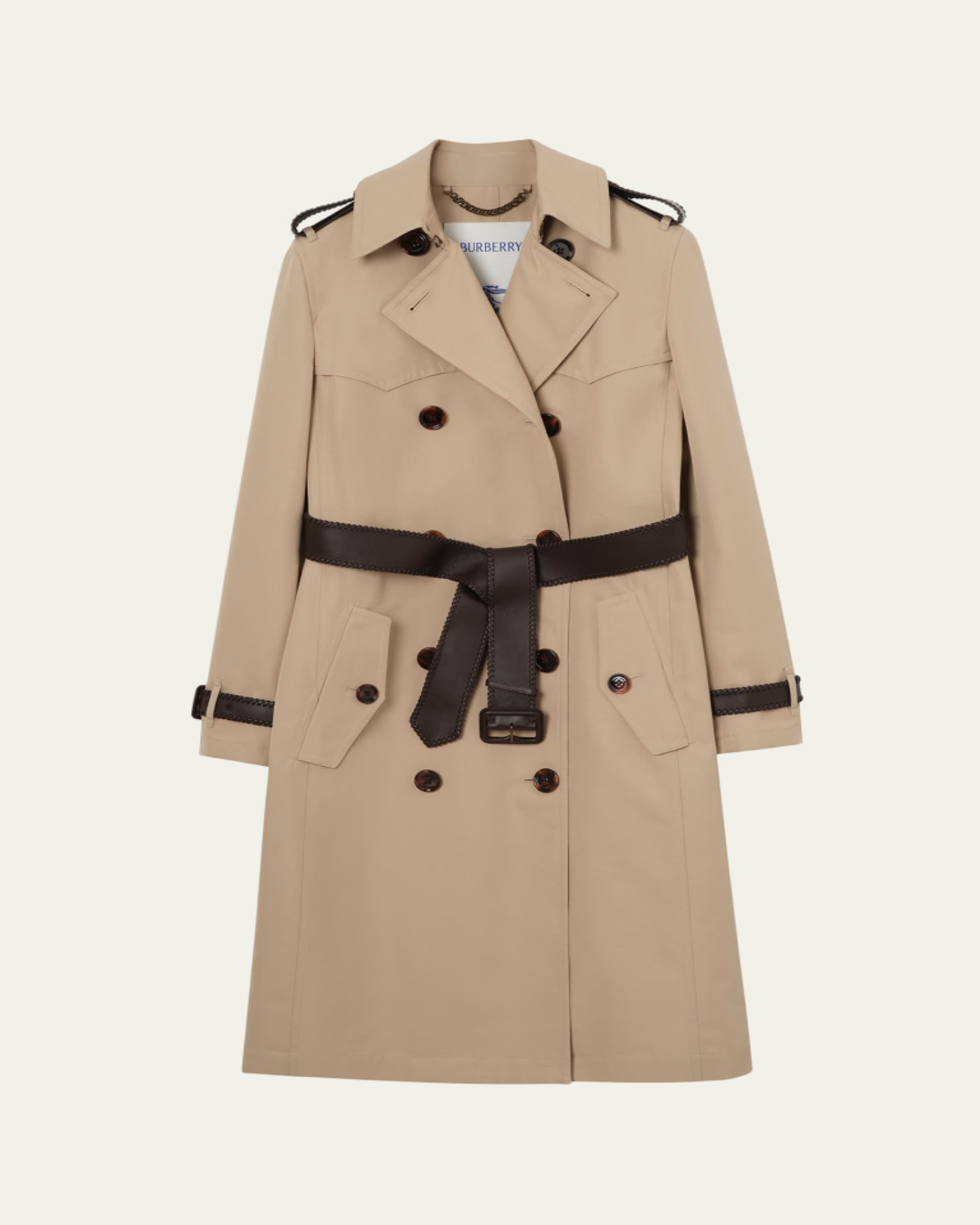 Burberry Chelsea Belted Double-Breasted Trench Coat - Bergdorf Goodman