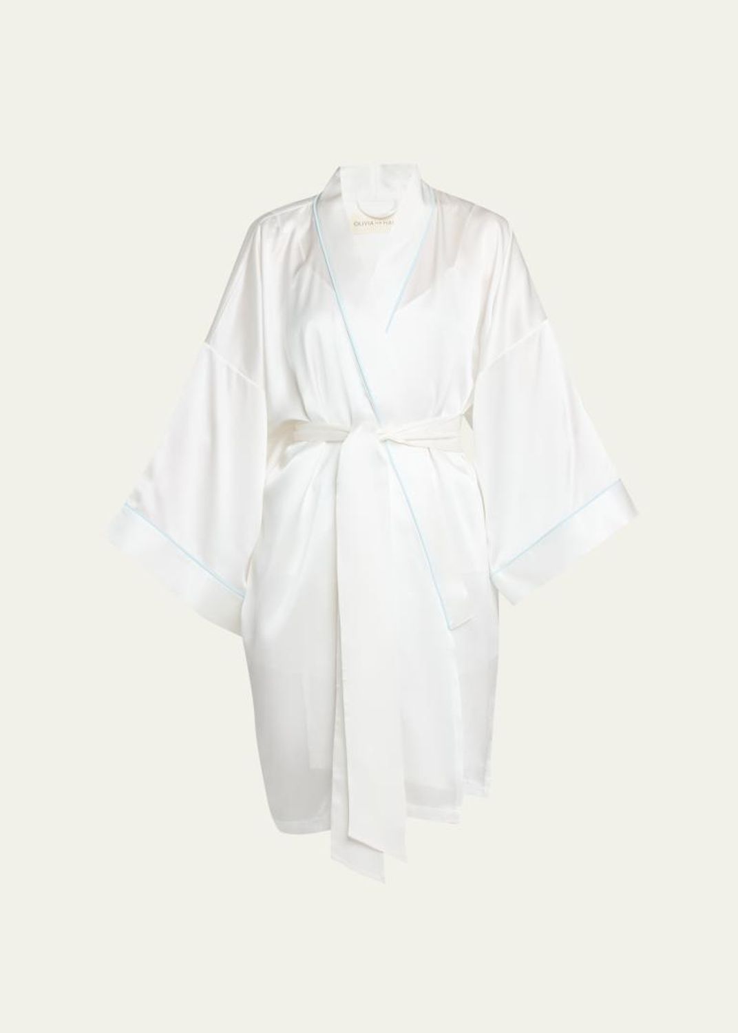 Olivia von Halle Lila Zebedee Zebra-Print Silk Pajama Set