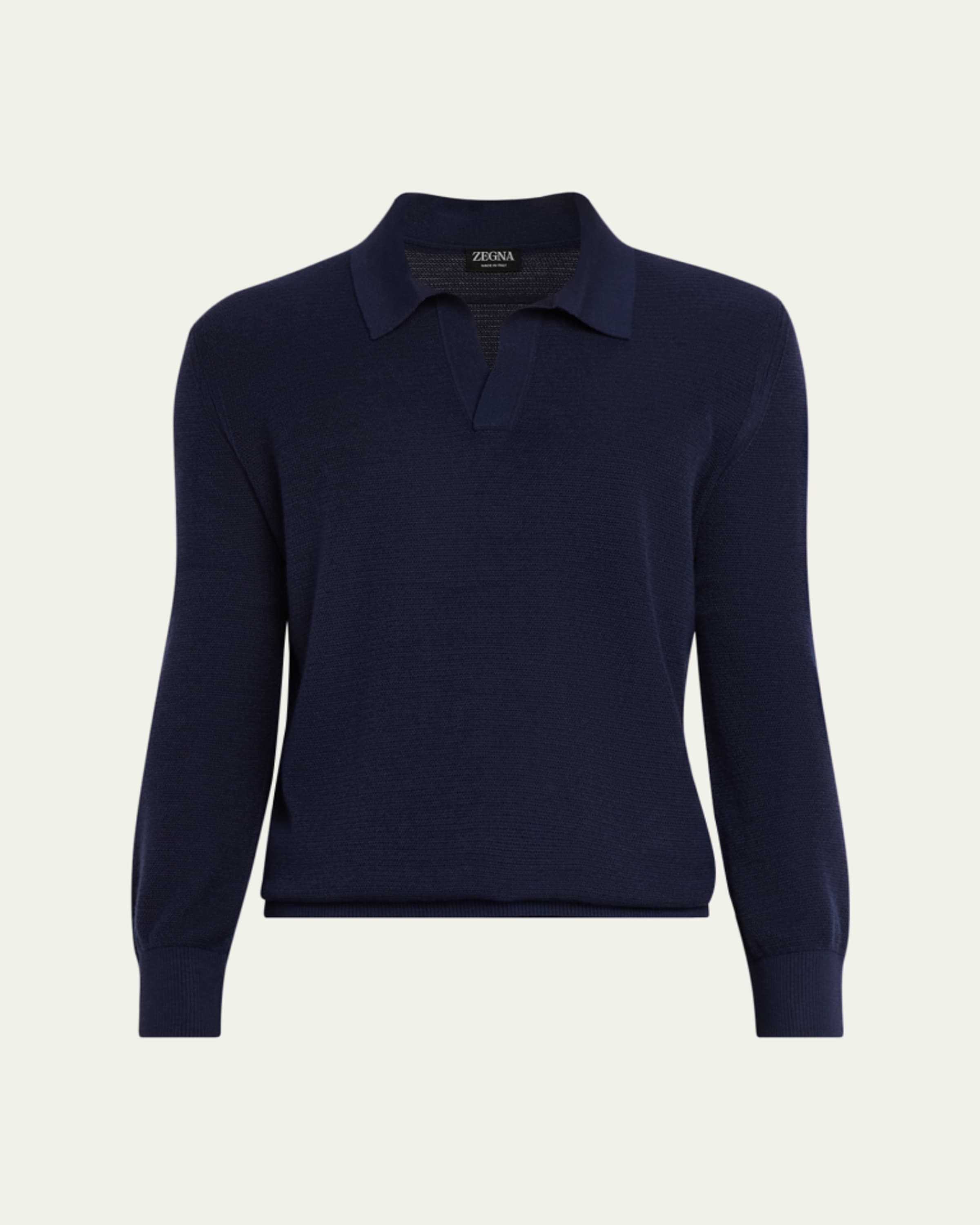 THE ROW Men's Laing Silk Knit Crewneck Sweater - Bergdorf Goodman