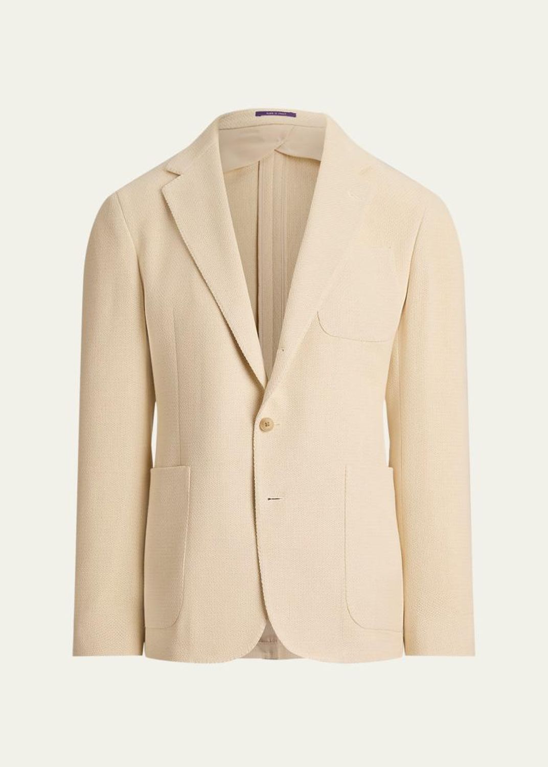 Ralph Lauren Purple Label Men's Cotton and Cashmere Glen Plaid