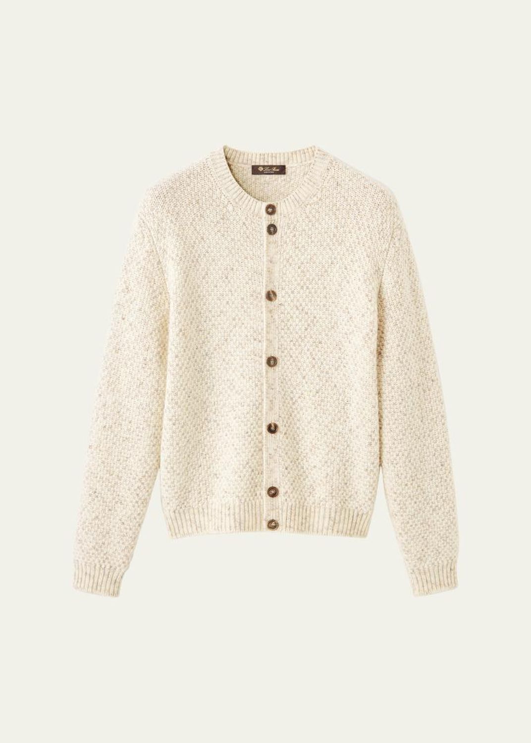 Loro Piana Men's Walnut Cable Knit Cardigan - Bergdorf Goodman