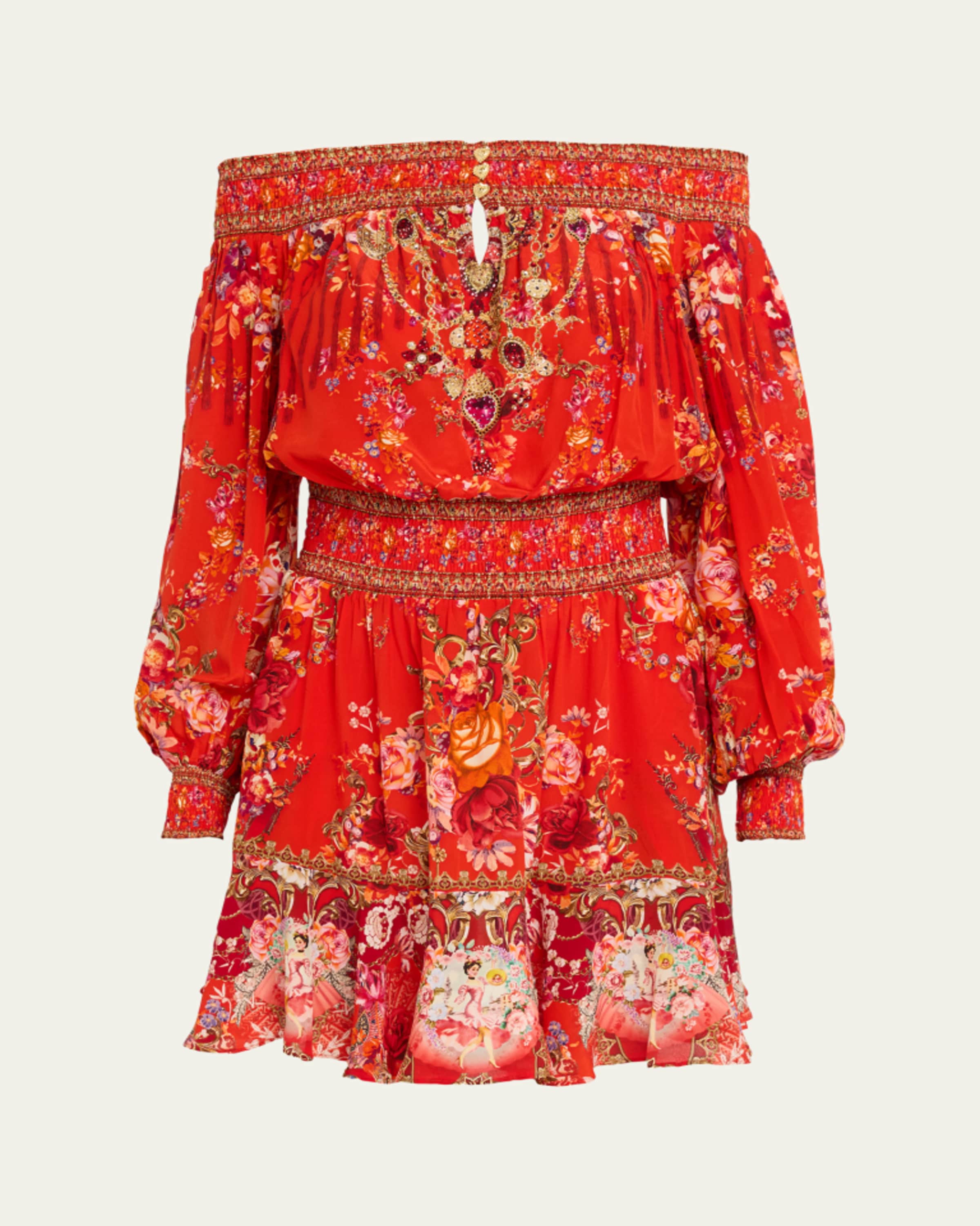 marc jacobs red dress Marc Jacobs Satin Bow Dress