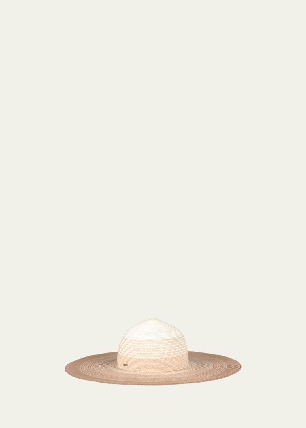 Eugenia Kim Bella Raffia Sun Hat with Chiffon Scarf - Bergdorf Goodman