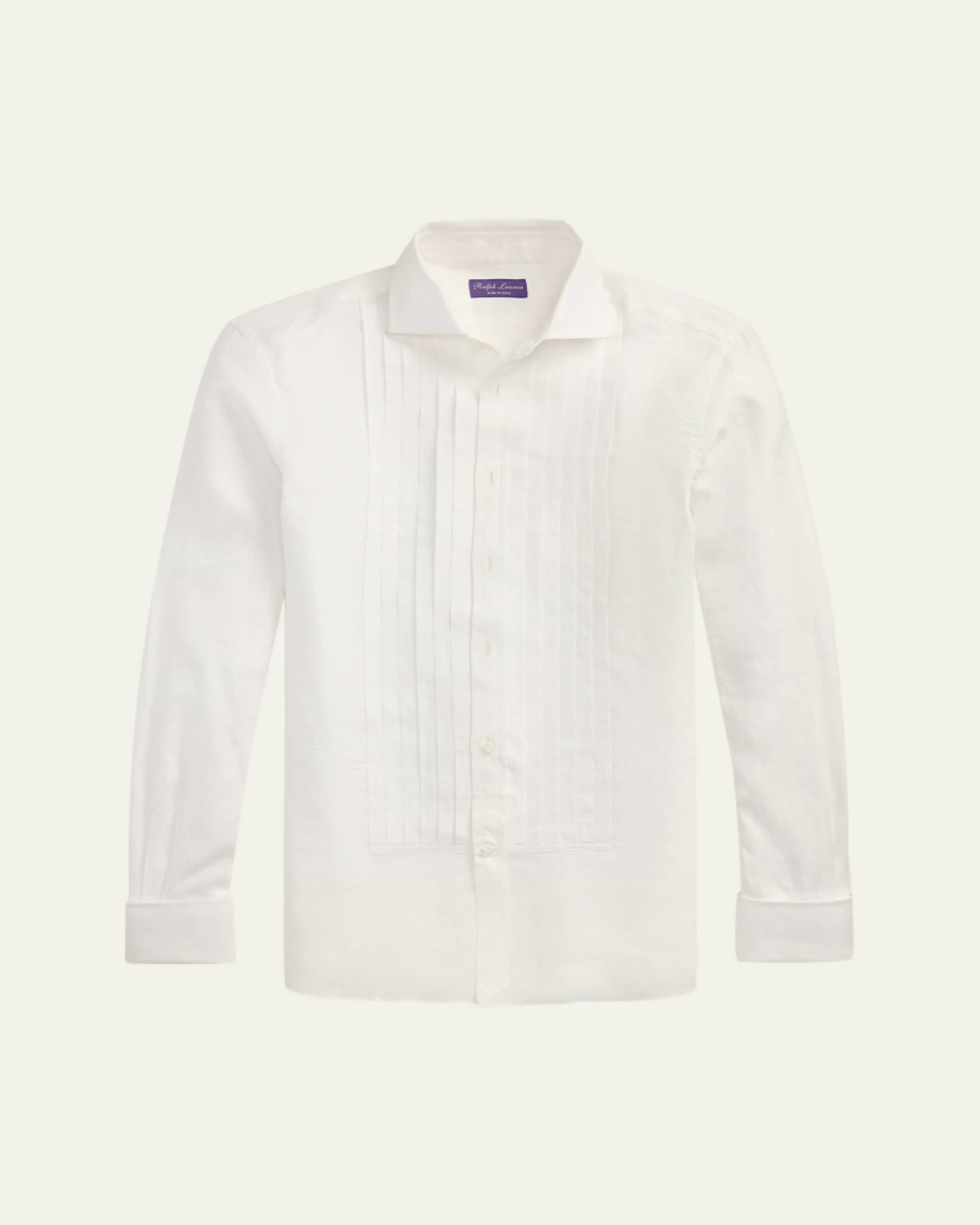 Ralph Lauren Purple Label Silk-Linen Shirt - Bergdorf Goodman