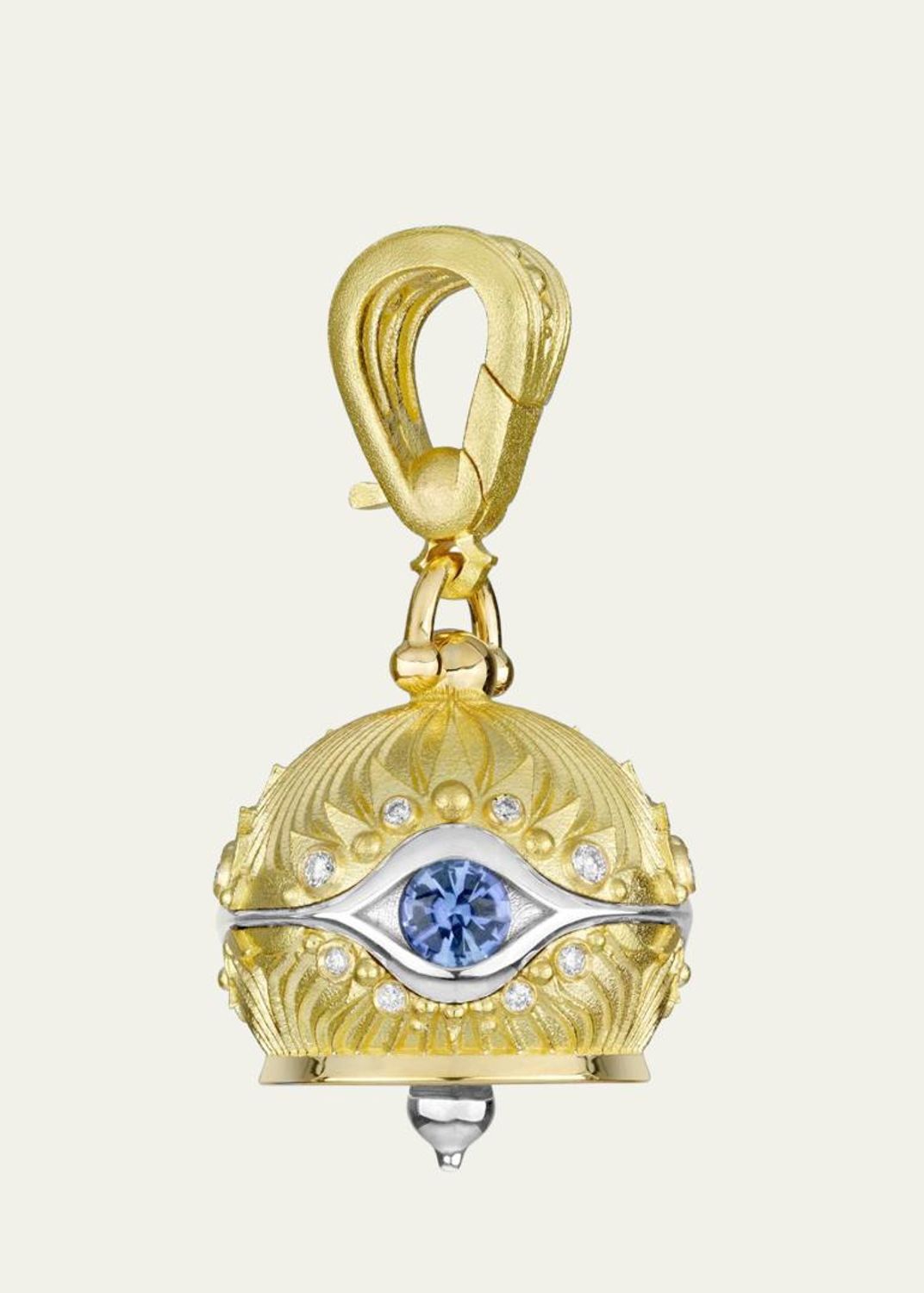 Paul Morelli 18K White Gold Diamond Smile Pin - Bergdorf Goodman