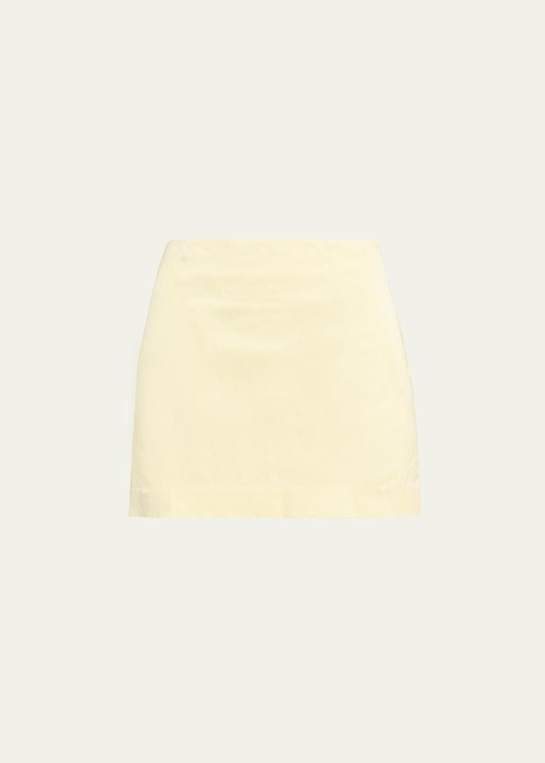 FRAME The Leather Mini Skirt - Bergdorf Goodman