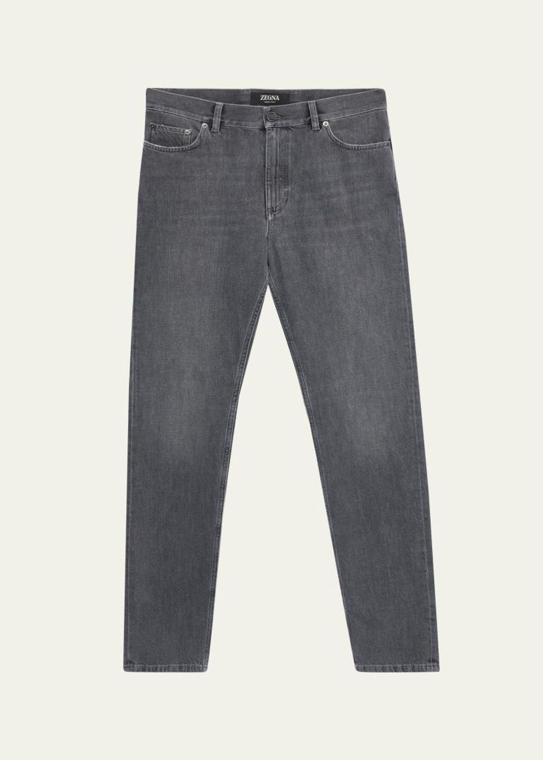 ZEGNA Men's Stonewash Denim 5-Pocket Jeans - Bergdorf Goodman