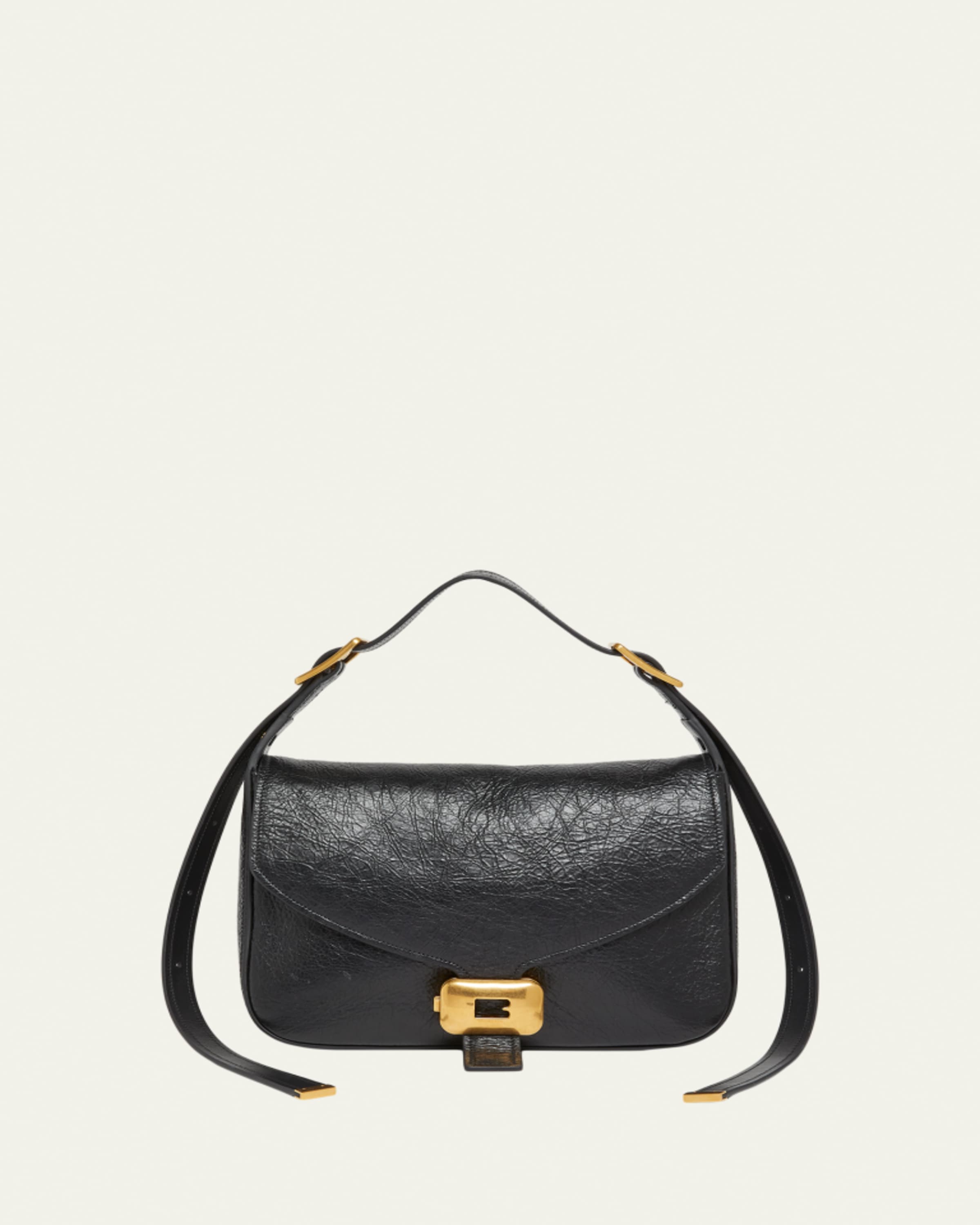 Balenciaga Clicca Medium Suede Shoulder Bag - Bergdorf Goodman
